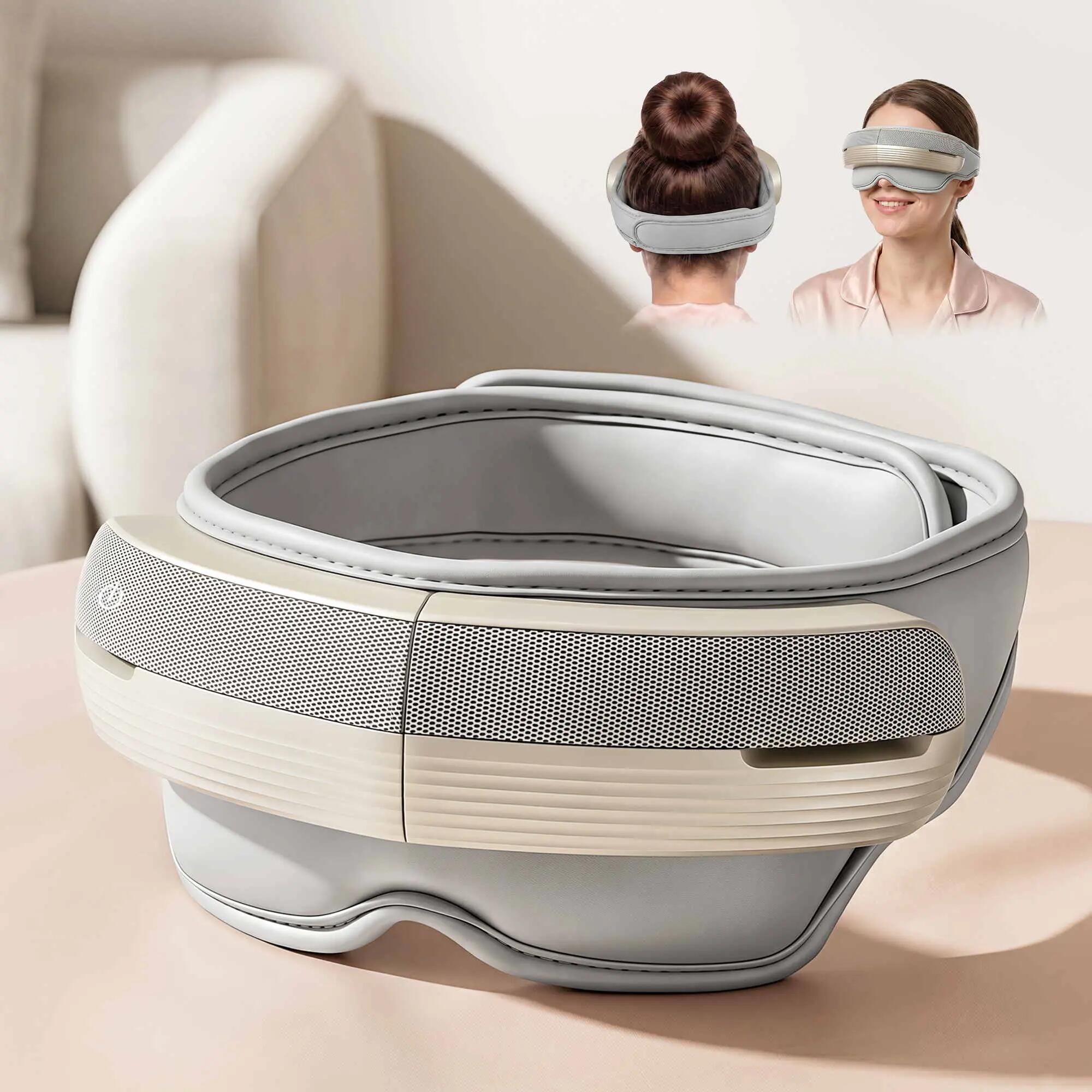 Livemor Eye and Head Massager with Heat, Eye Massager, Forehand and Temple Massa