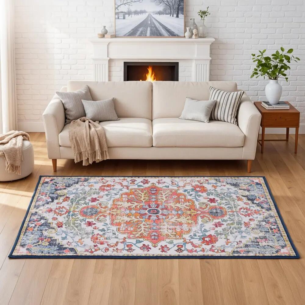 Artiss Floor Rug 120X170cm Large Washable Geometric Area Rug Modern Carpet Mat