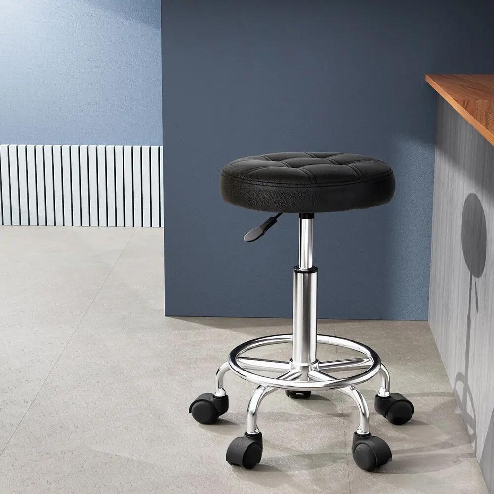 Artiss Salon Stool Round Swivel Chairs