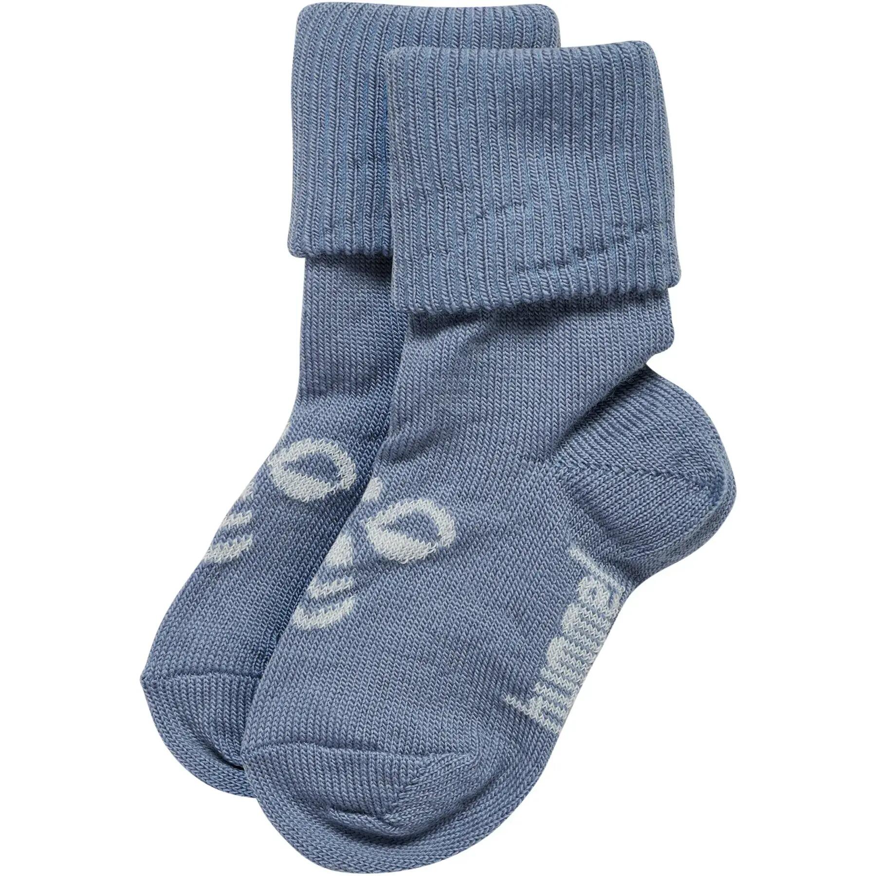 hummel hmlMINI WOOL 2-PACK SOCKS — Calcetines largos de lana para niños 3/4