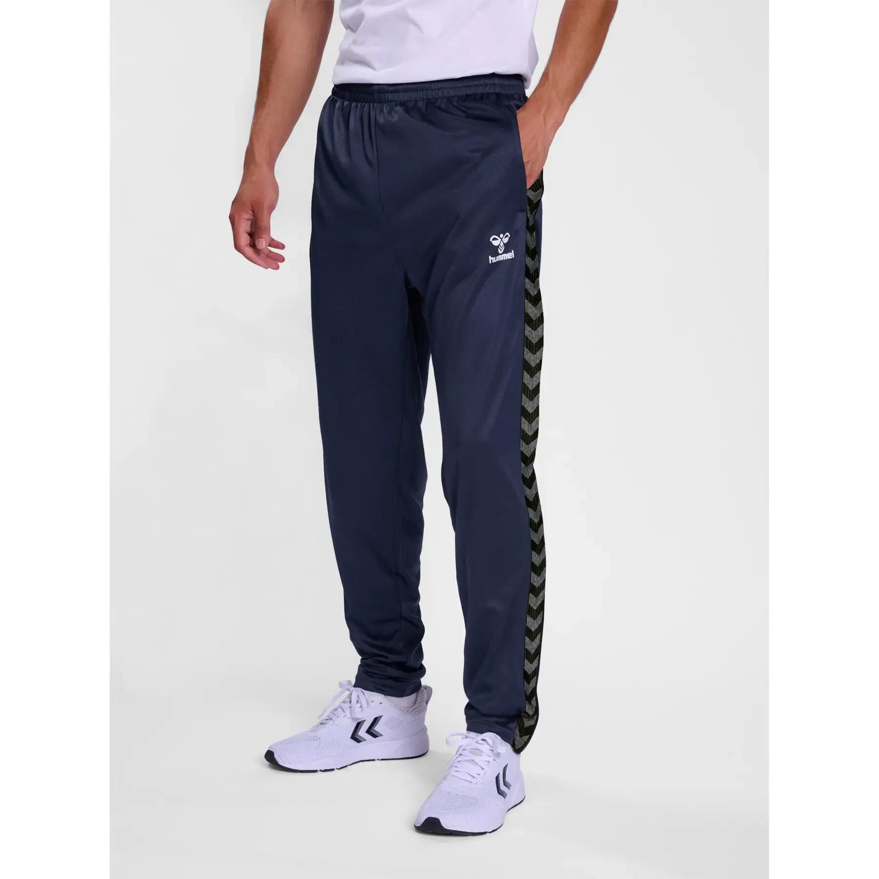 hummel hmlAUTHENTIC PL PANTS pantaloni uomo in poliestere - MARINE 3/7