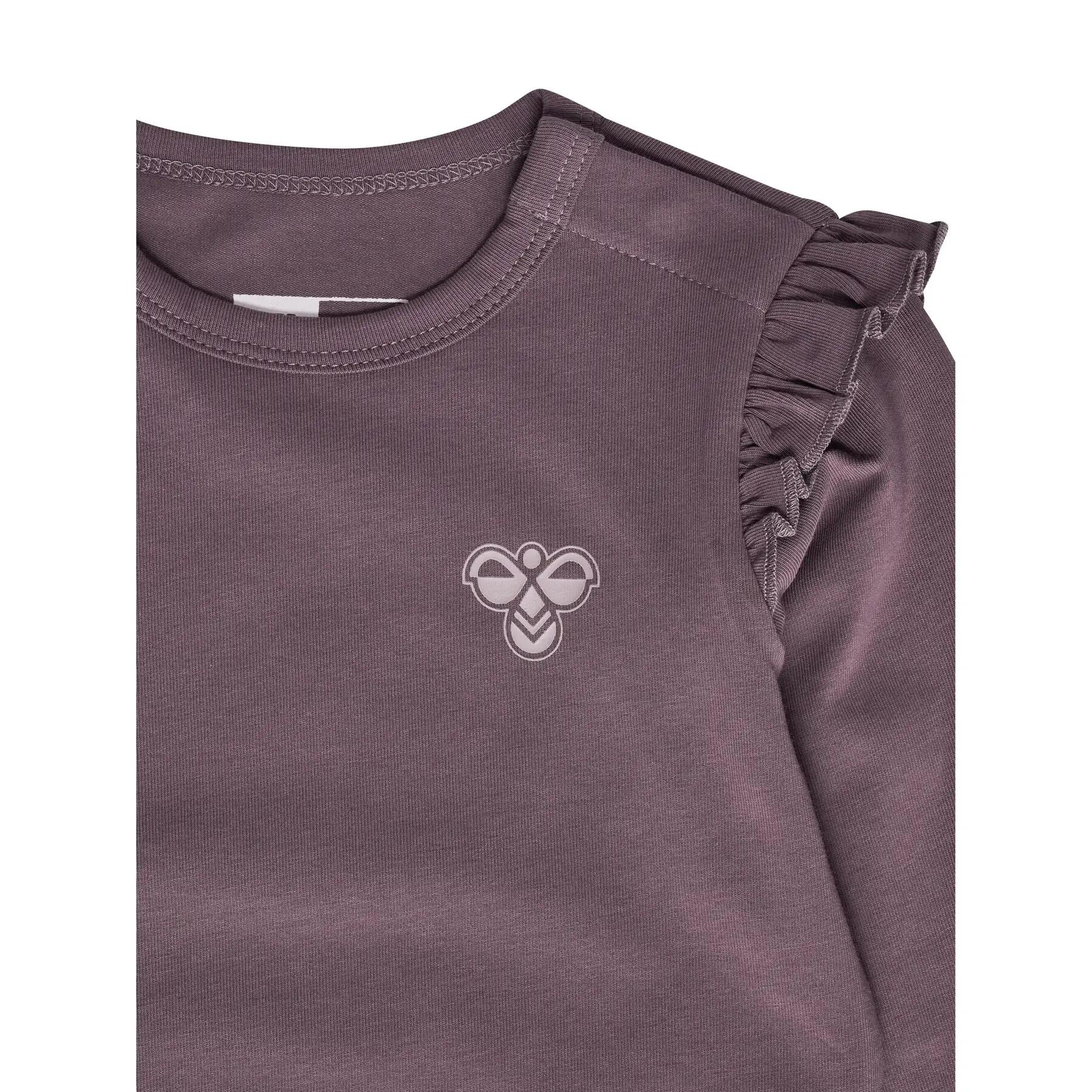 hummel body manica lunga hmlMINI FRILL BODY L/S in cotone biologico 3/3