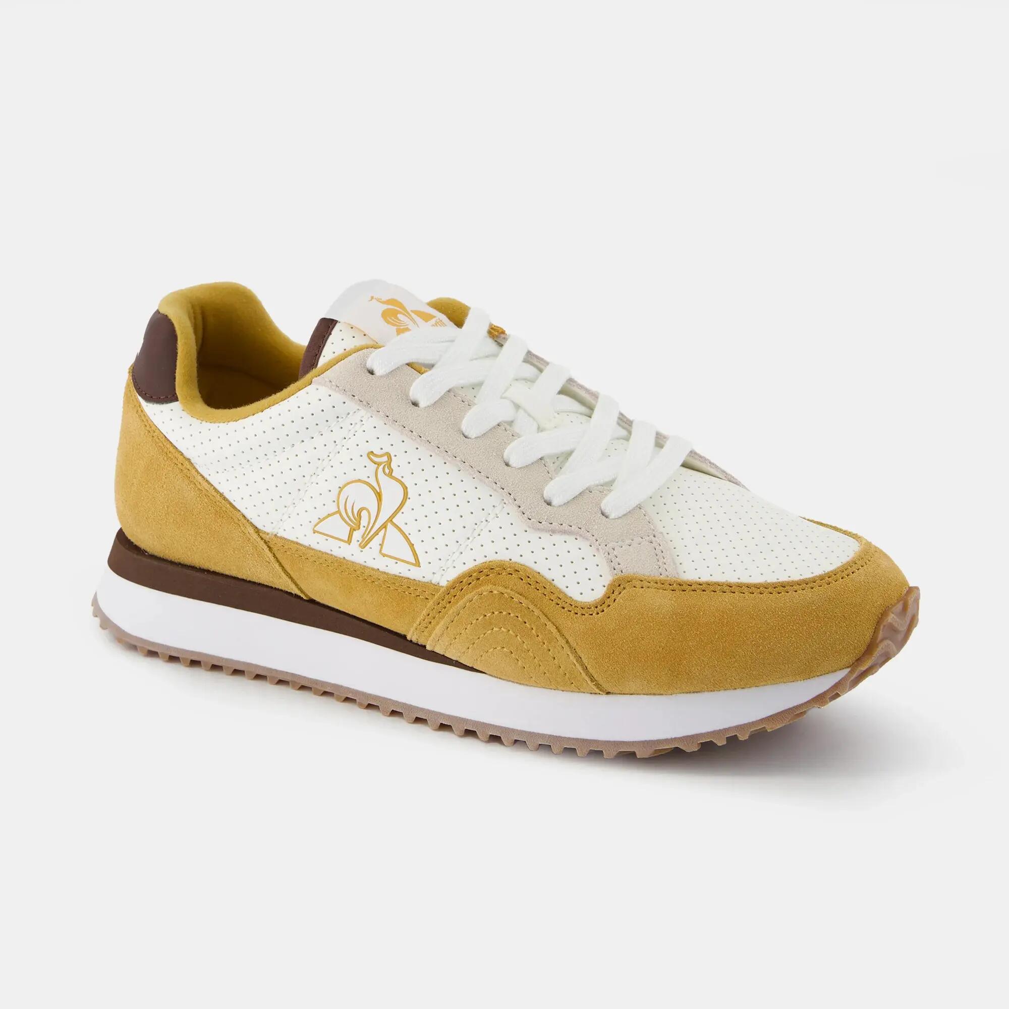 Sneakers rétro-running en cuir perforé et suede Jet Star 5/5