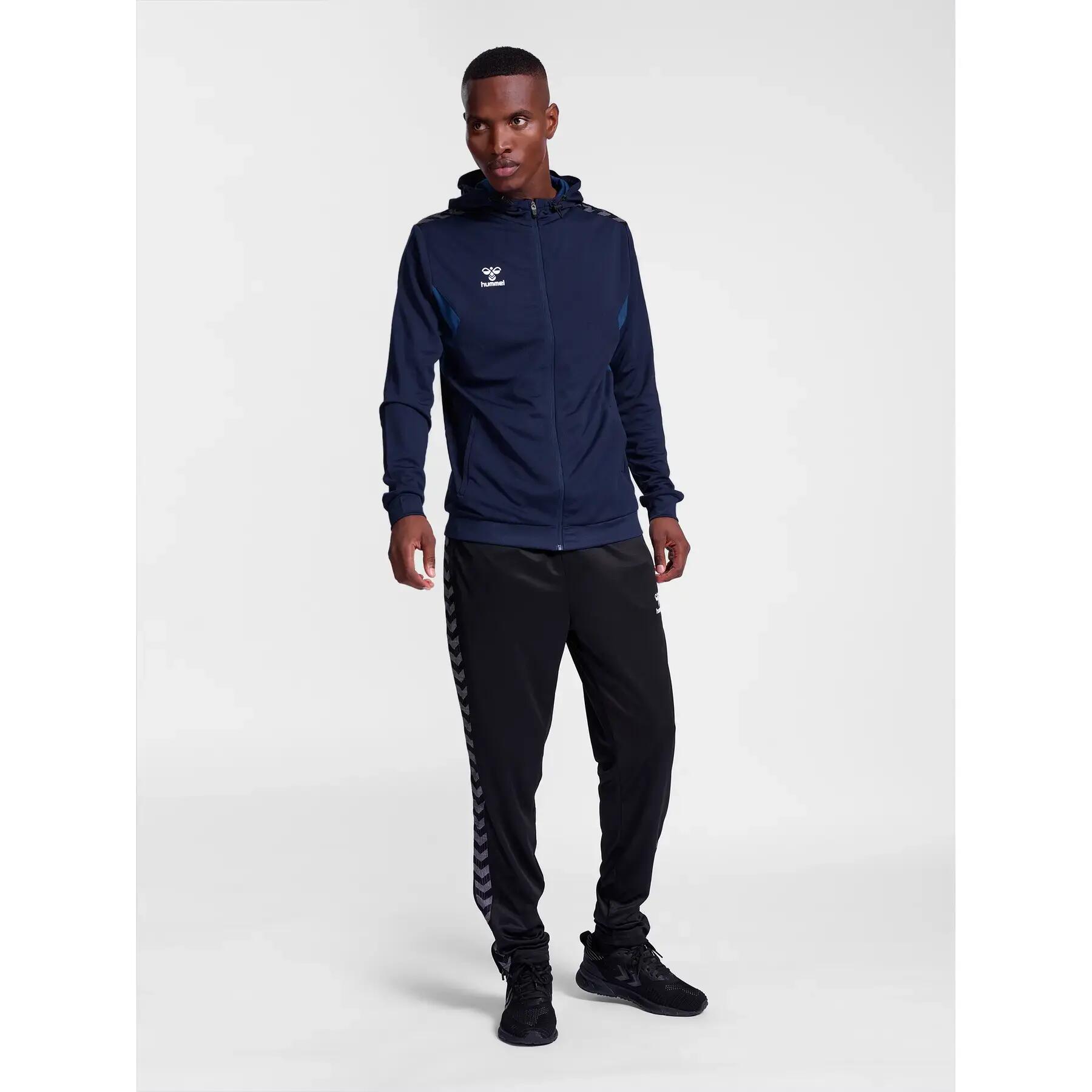 hummel hmlAUTHENTIC PL ZIP HOODIE Cazadora con cremallera de poliéster MARINE 3/7