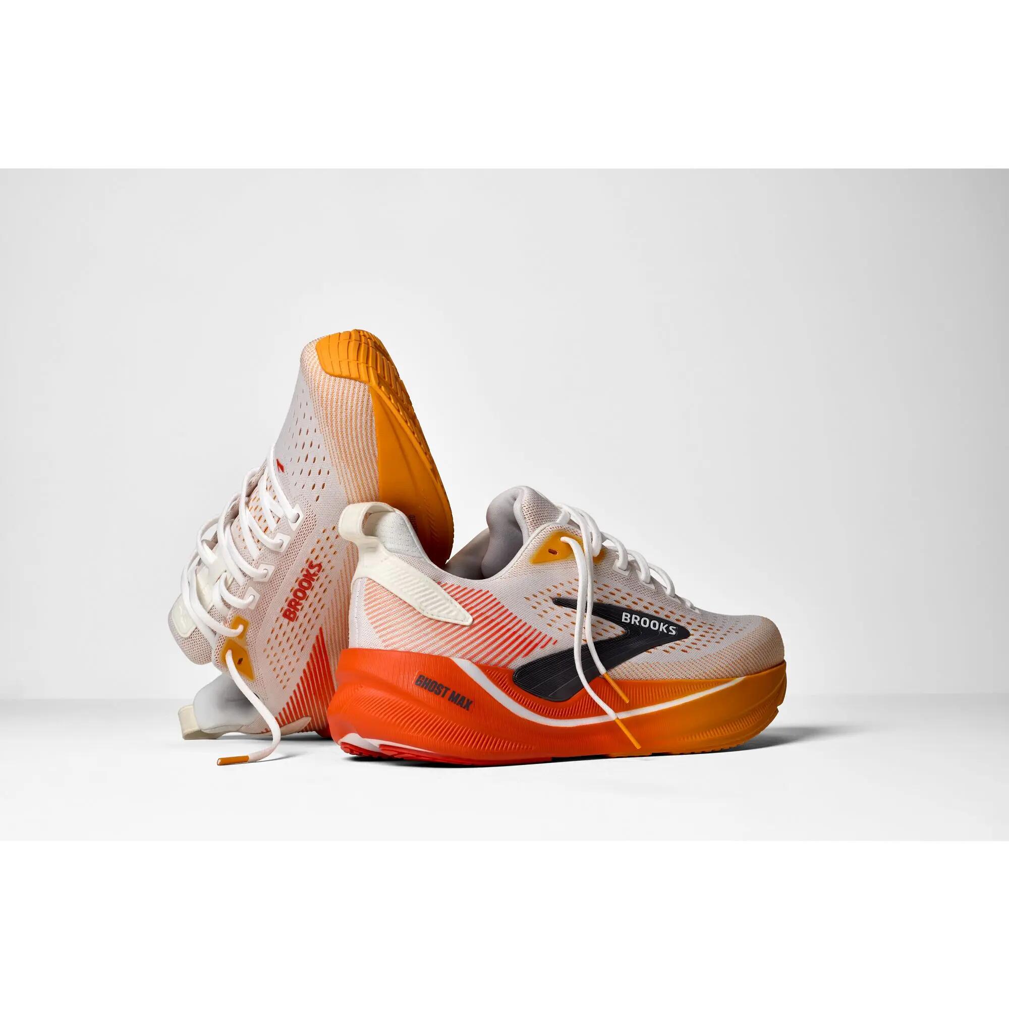 Chaussure de running Homme Ghost Max 4 blanc rouge orange 7/7