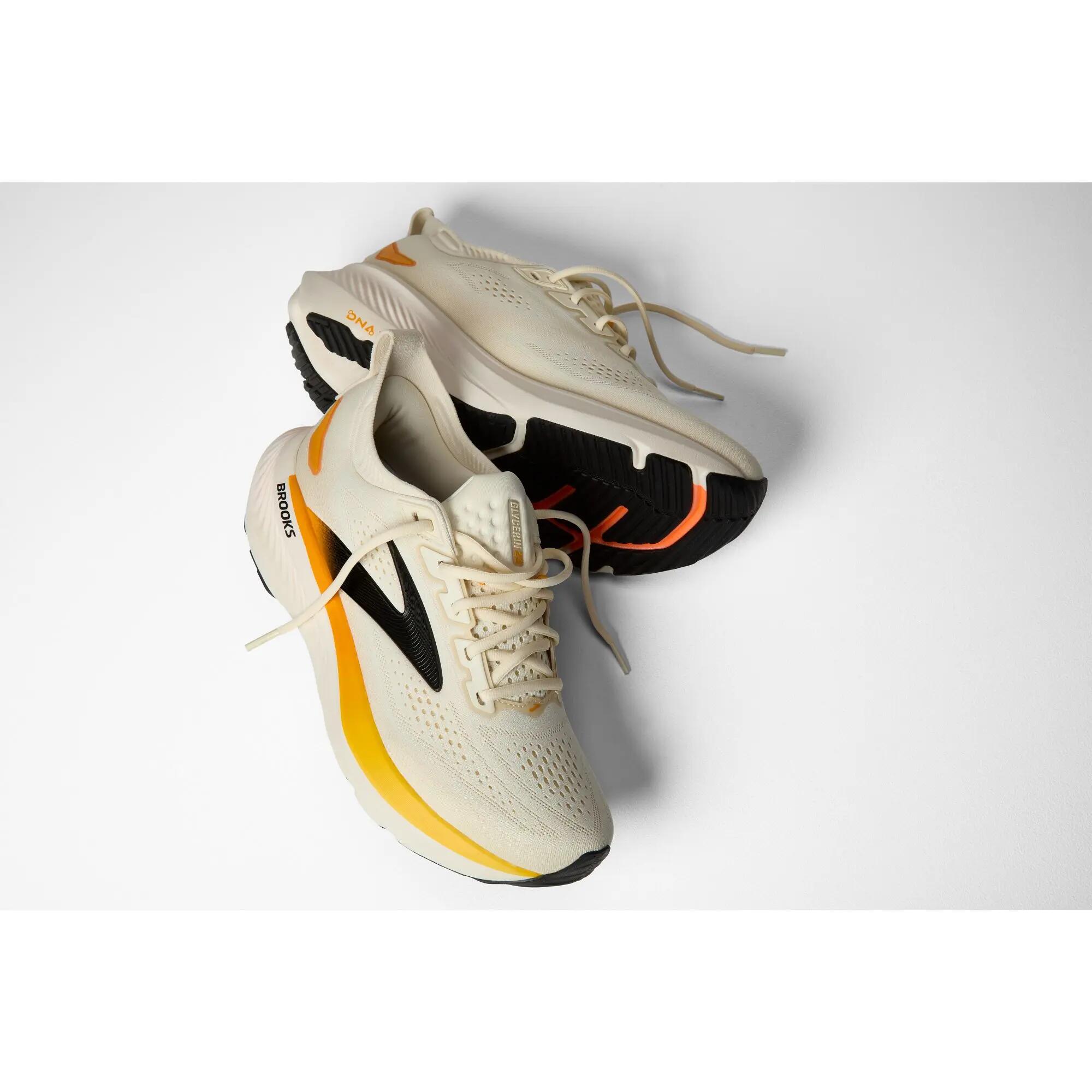 Chaussure de running Homme Glycerin 23 beige orange noir 7/8