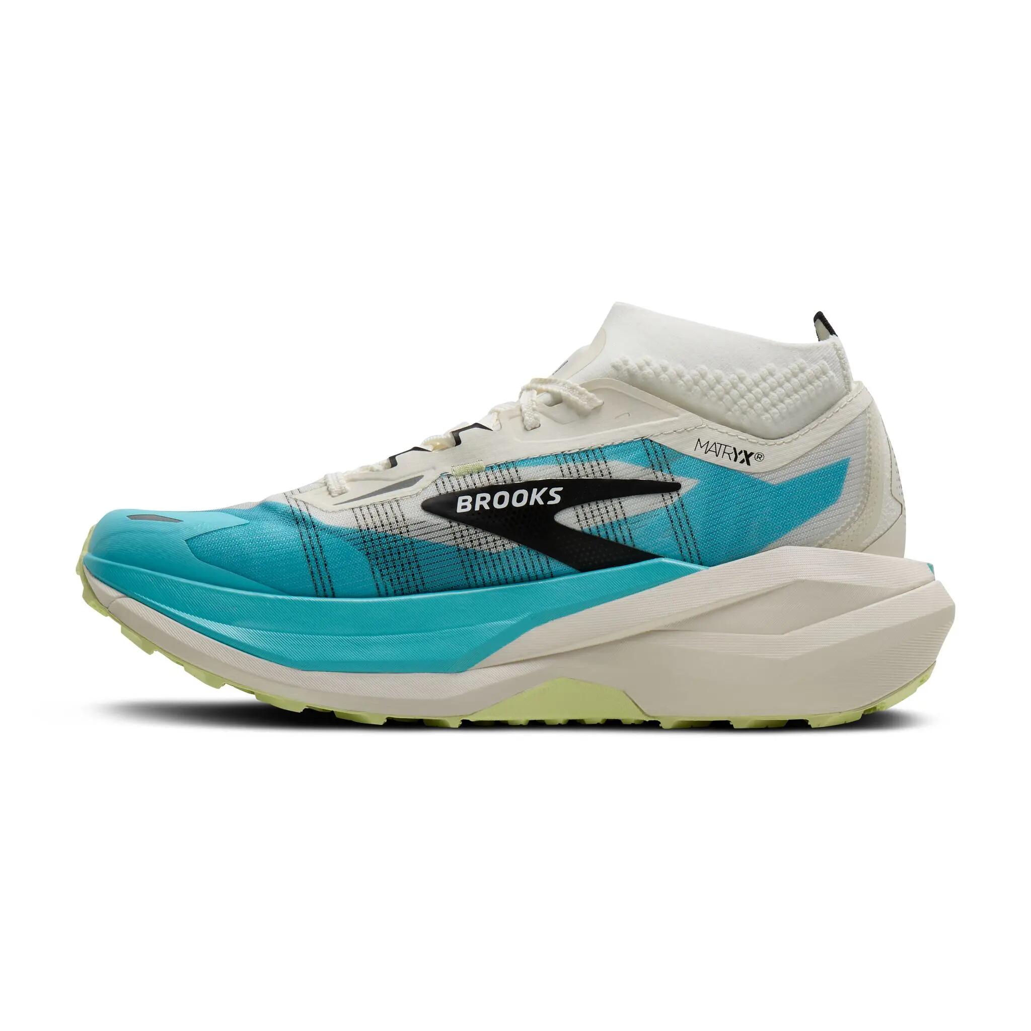 Hardlopenschoen Unisex Cascadia Elite wit lichtblauw zwart 2/6