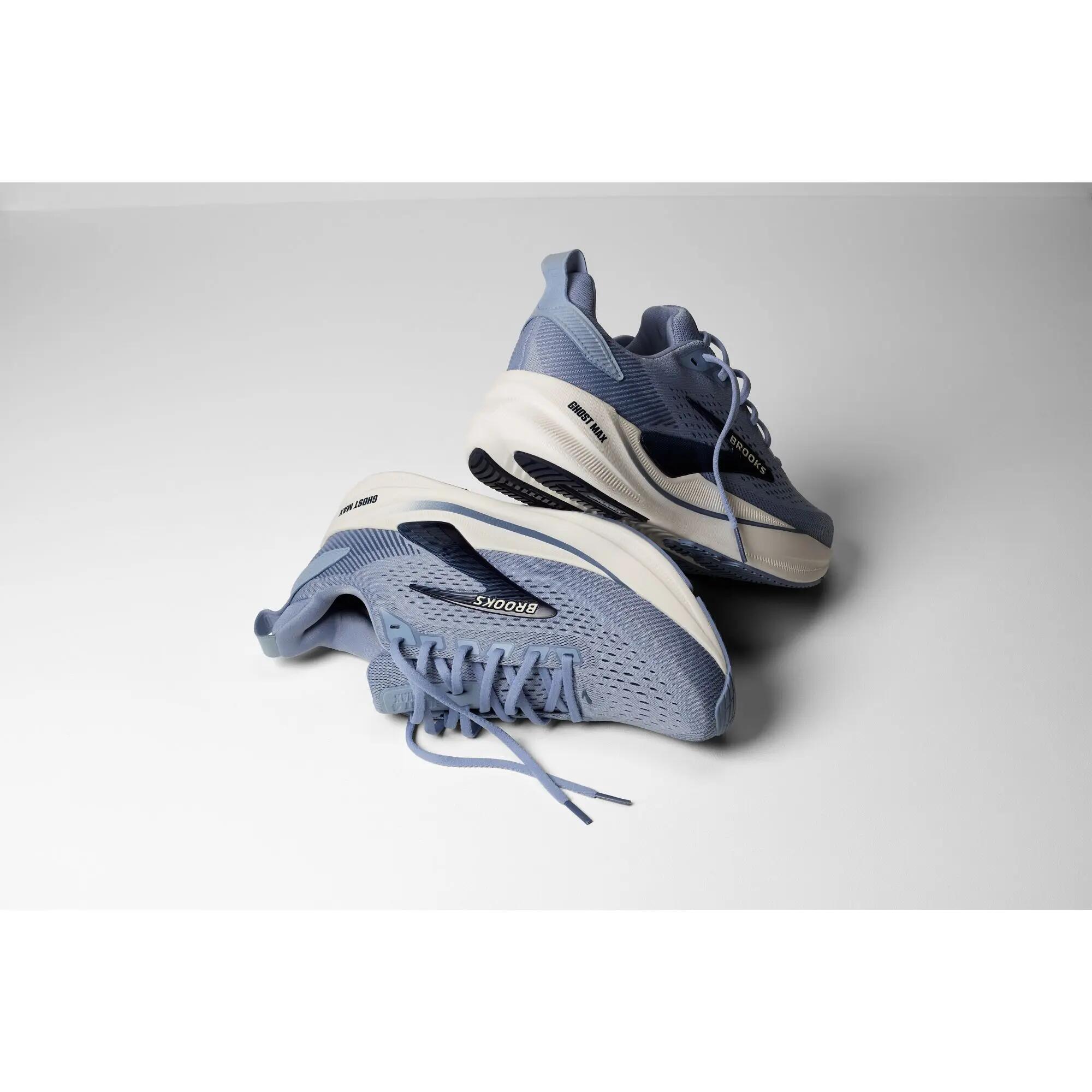 Scarpe running Uomo Ghost Max 4 blu blu scuro beige 7/8