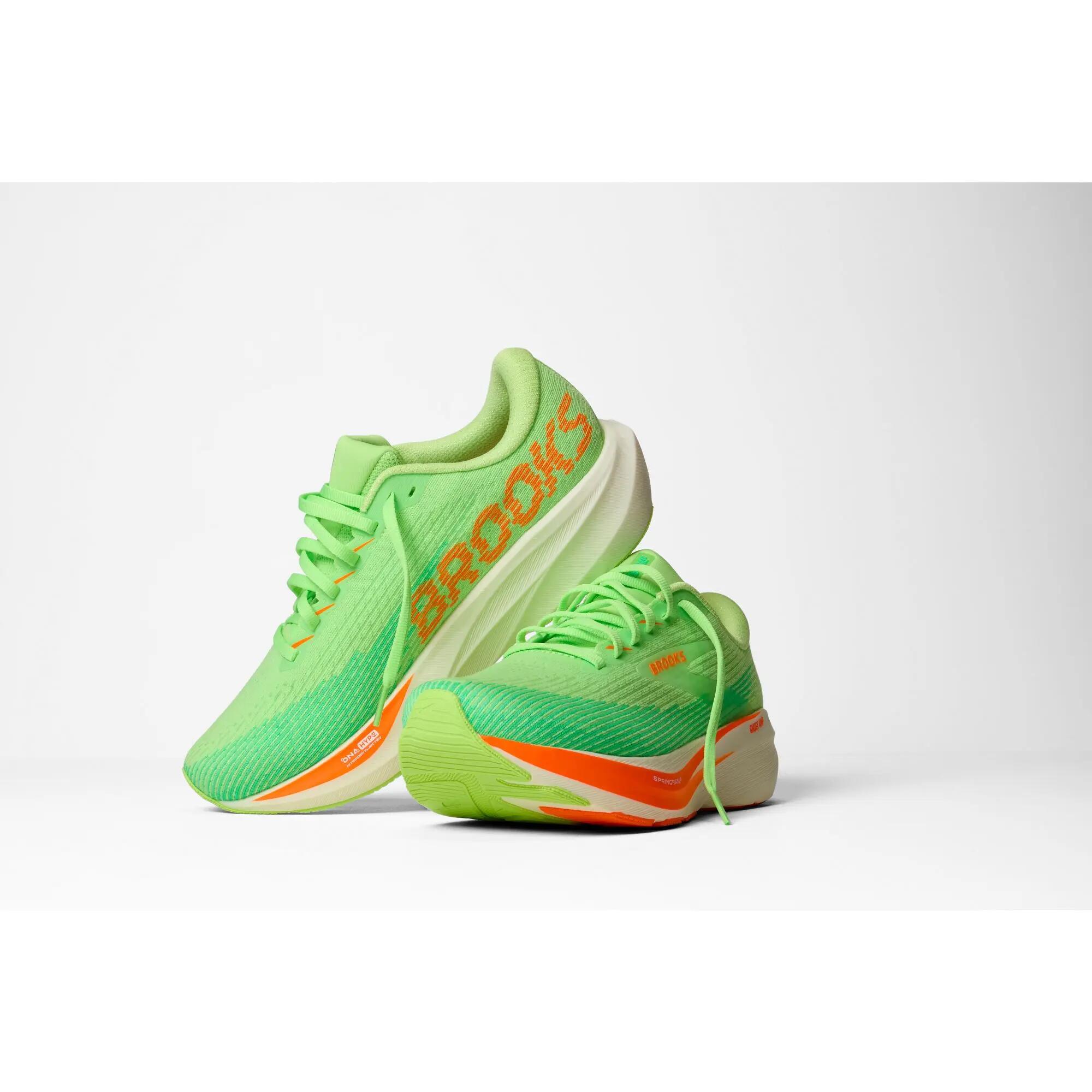 Laufschuhe Herren Ghost Amp grün orange weiß 7/8