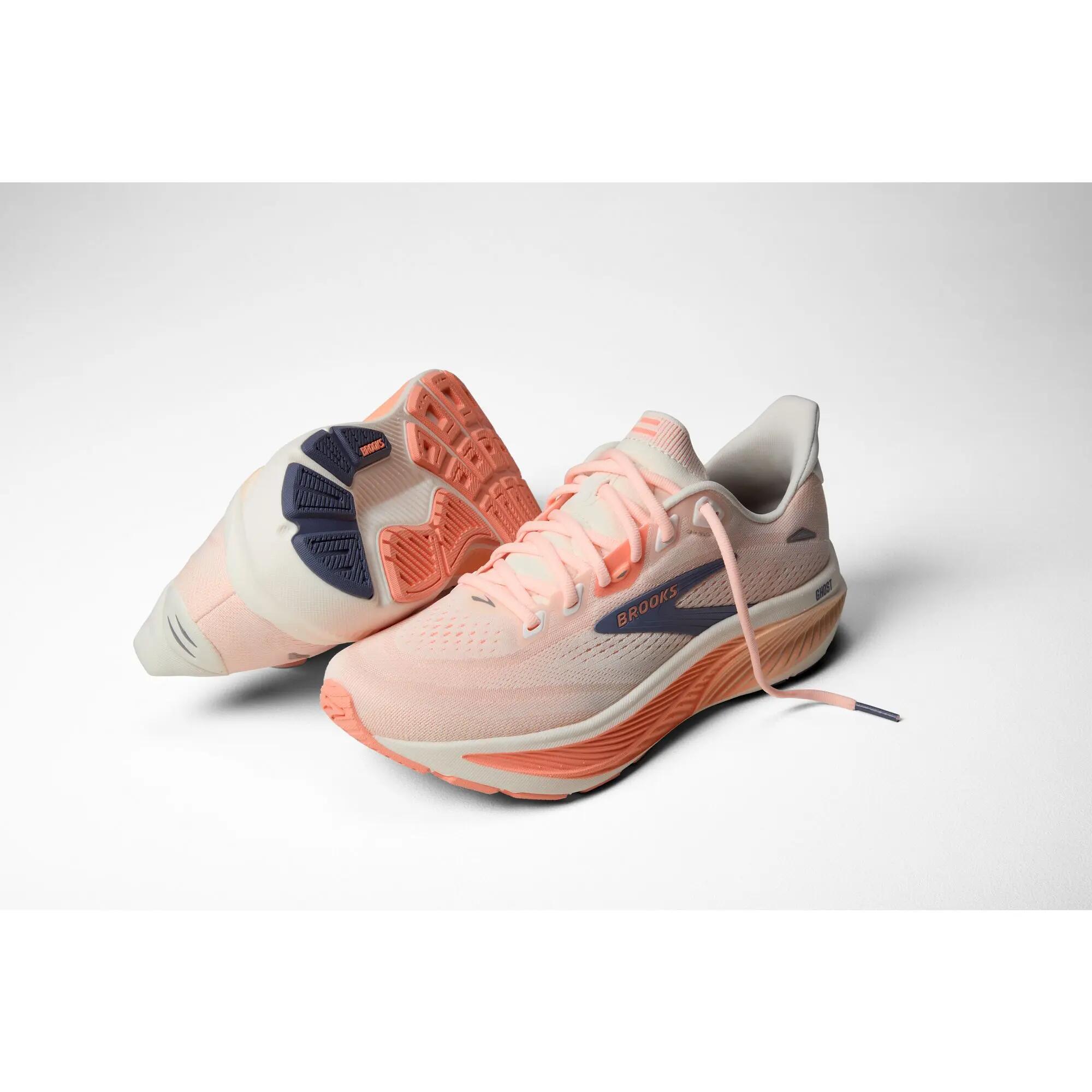 Chaussure de running Femme Ghost 18 gris pêche blanc 7/7