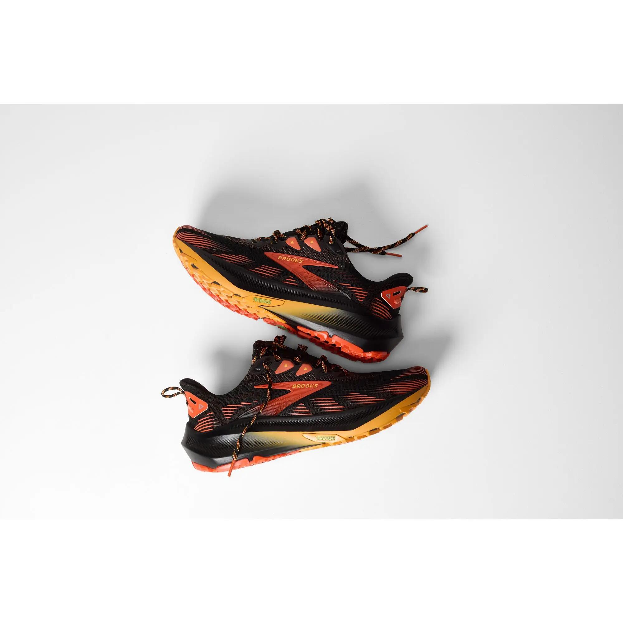 Laufschuhe Herren Ghost Trail schwarz rot orange 7/7
