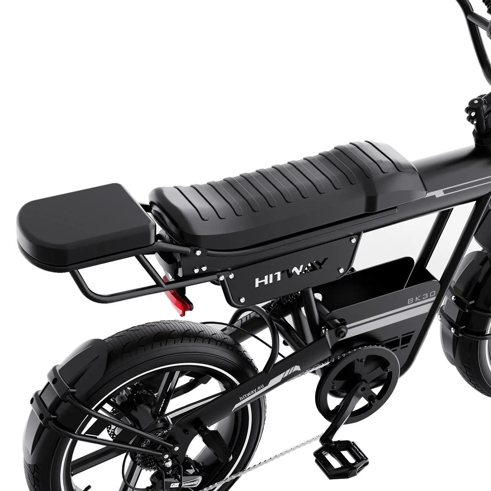 E-Bike Fatbike 20 Zoll, Moped-Style Elektrofahrrad, 1123Wh Akku, BK30 8/10