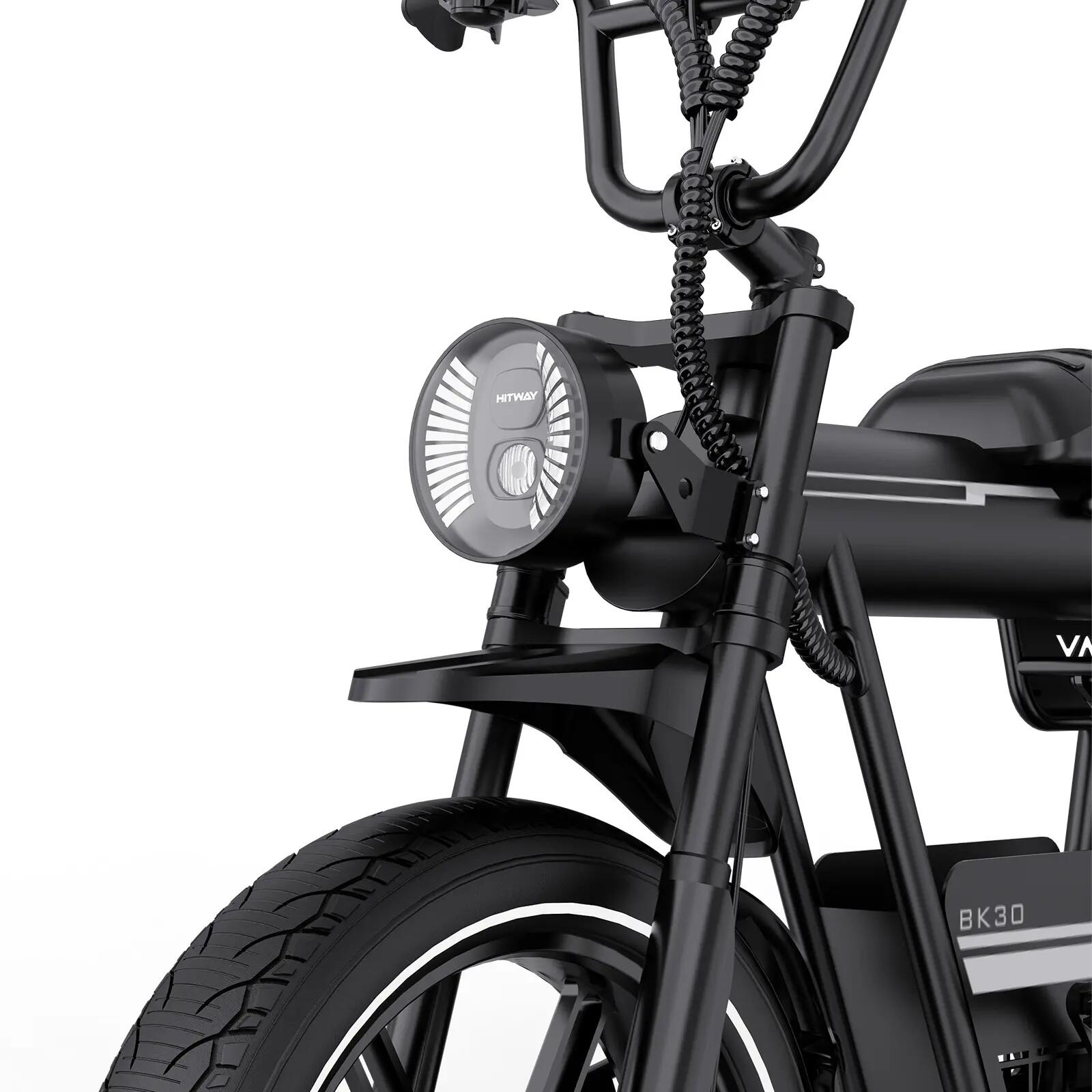 E-Bike Fatbike 20 Zoll, Moped-Style Elektrofahrrad, 1123Wh Akku, BK30 7/10