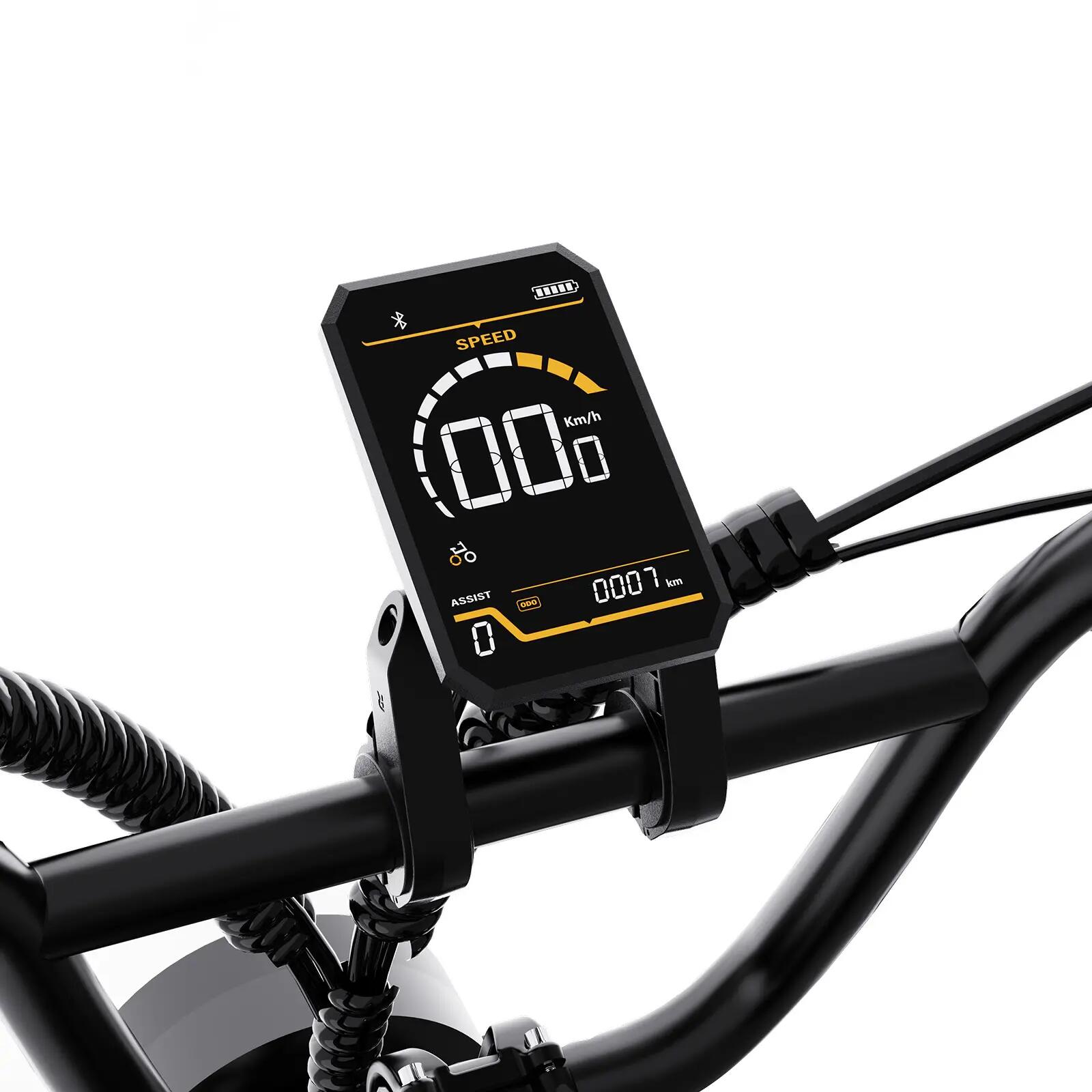 E-Bike Fatbike 20 Zoll, Moped-Style Elektrofahrrad, 1123Wh Akku, BK30 6/10
