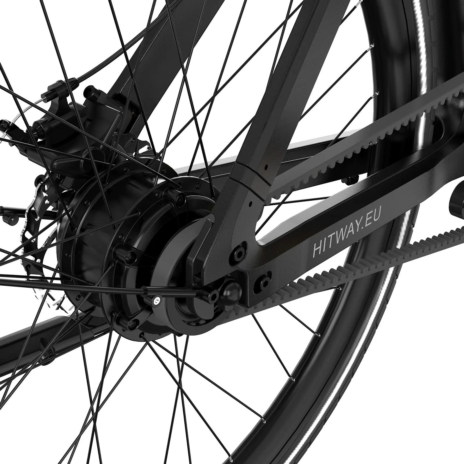 E-Bike Citybike 700C, Riemenantrieb, Drehmomentsensor, 4G GPS, EBIKE-X 8/12