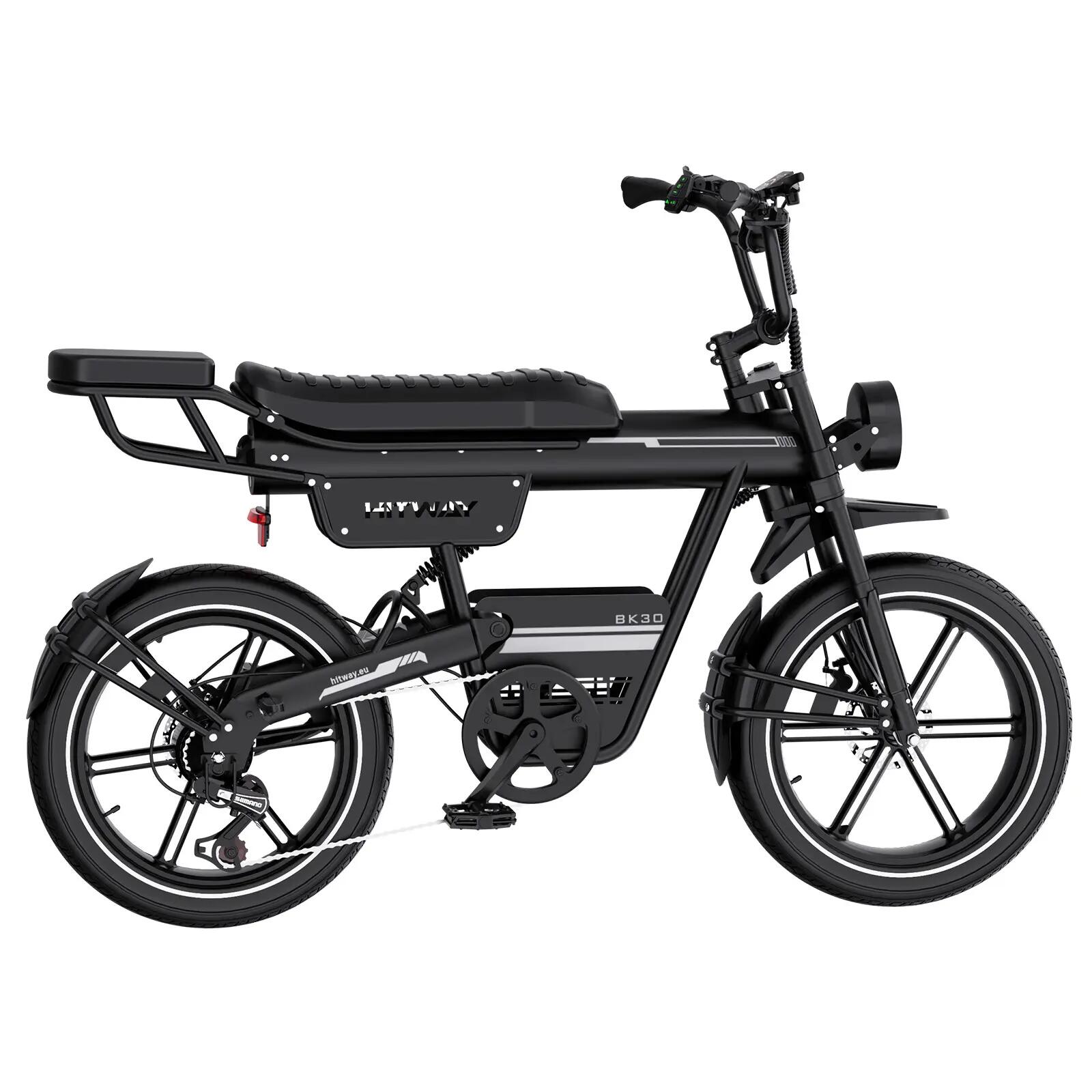 E-Bike Fatbike 20 Zoll, Moped-Style Elektrofahrrad, 1123Wh Akku, BK30 2/10