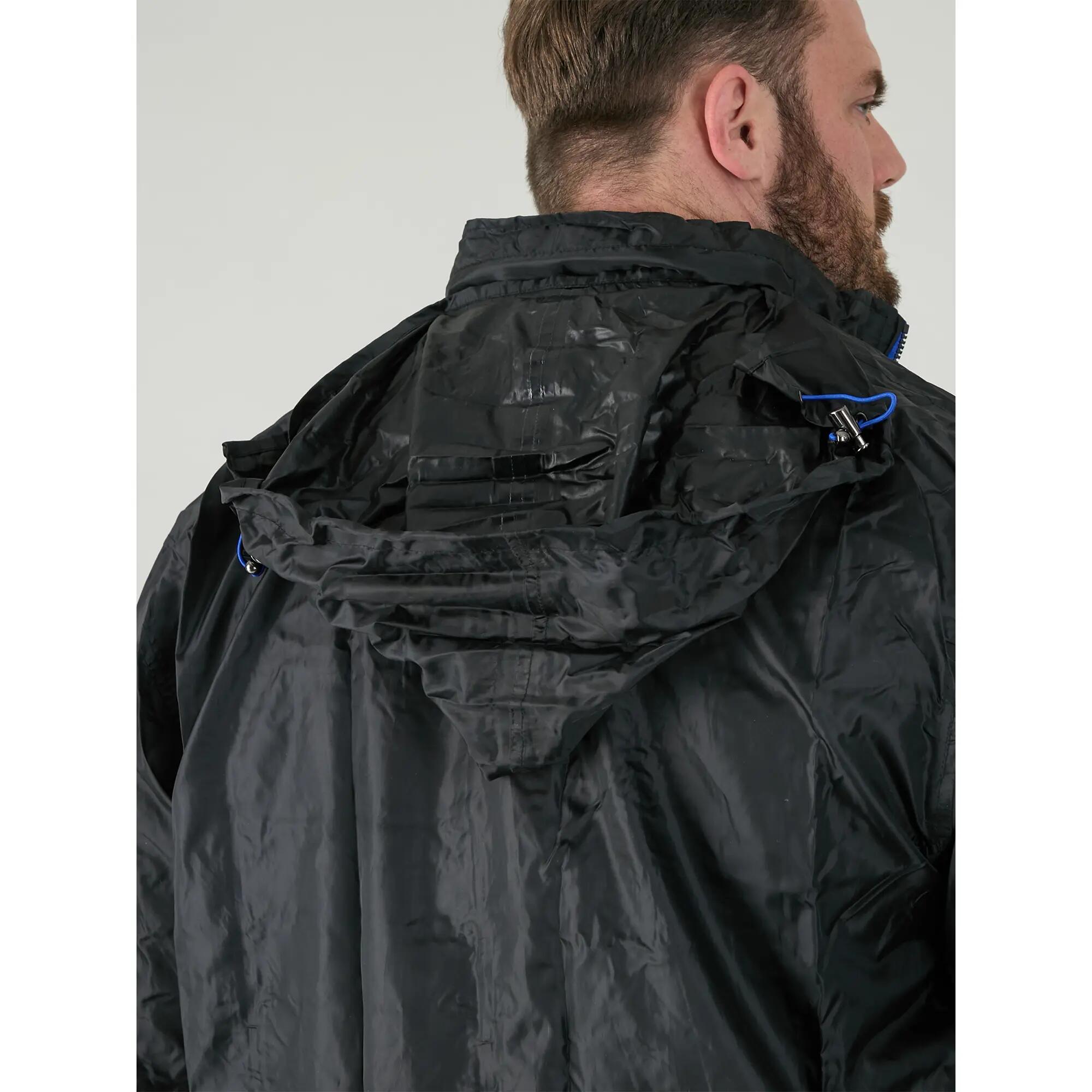 Mens D555 Zac Packaway Kingsize Waterproof Jacket (Black) 4/6