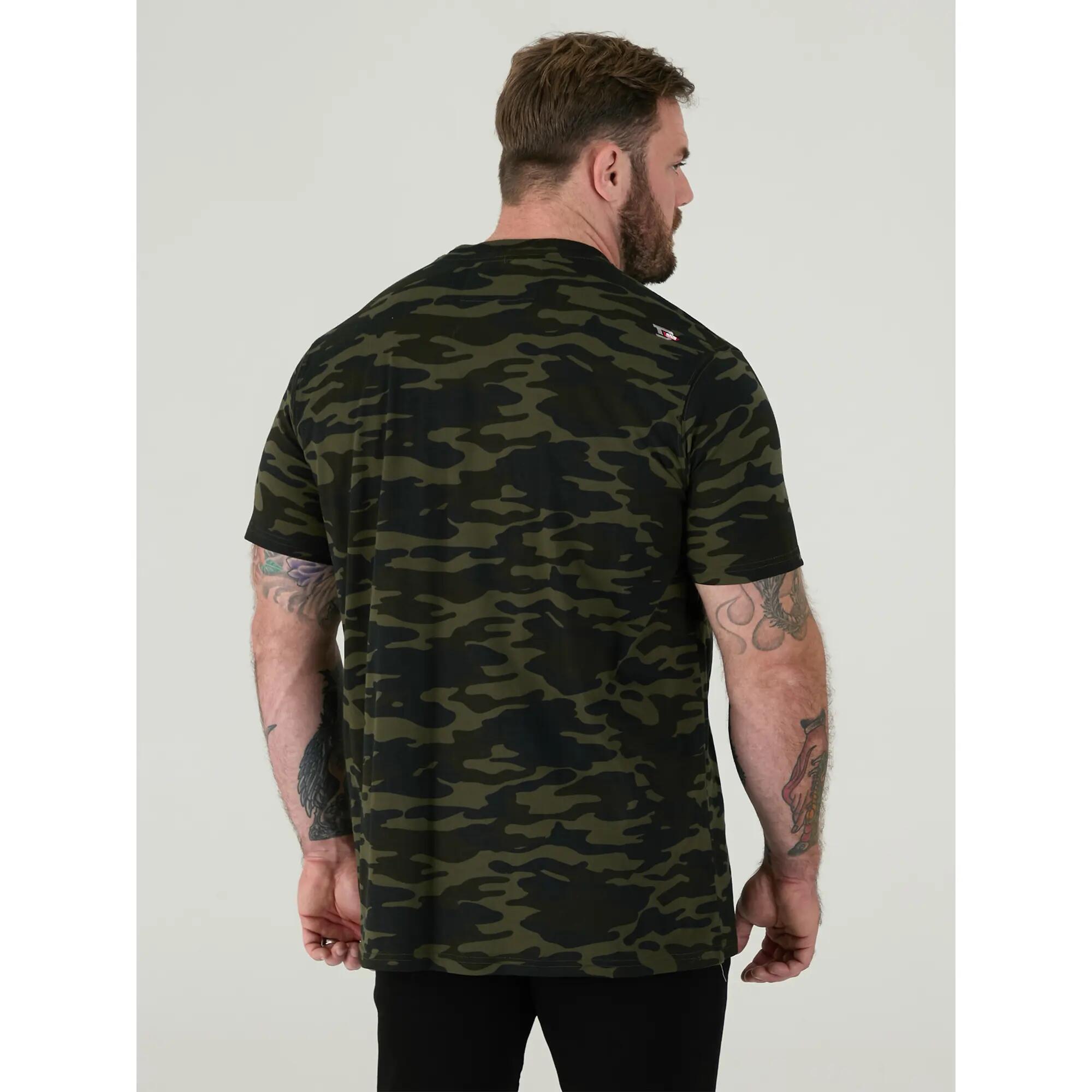Mens D555 Gaston Camouflage Kingsize TShirt (Jungle) 4/6