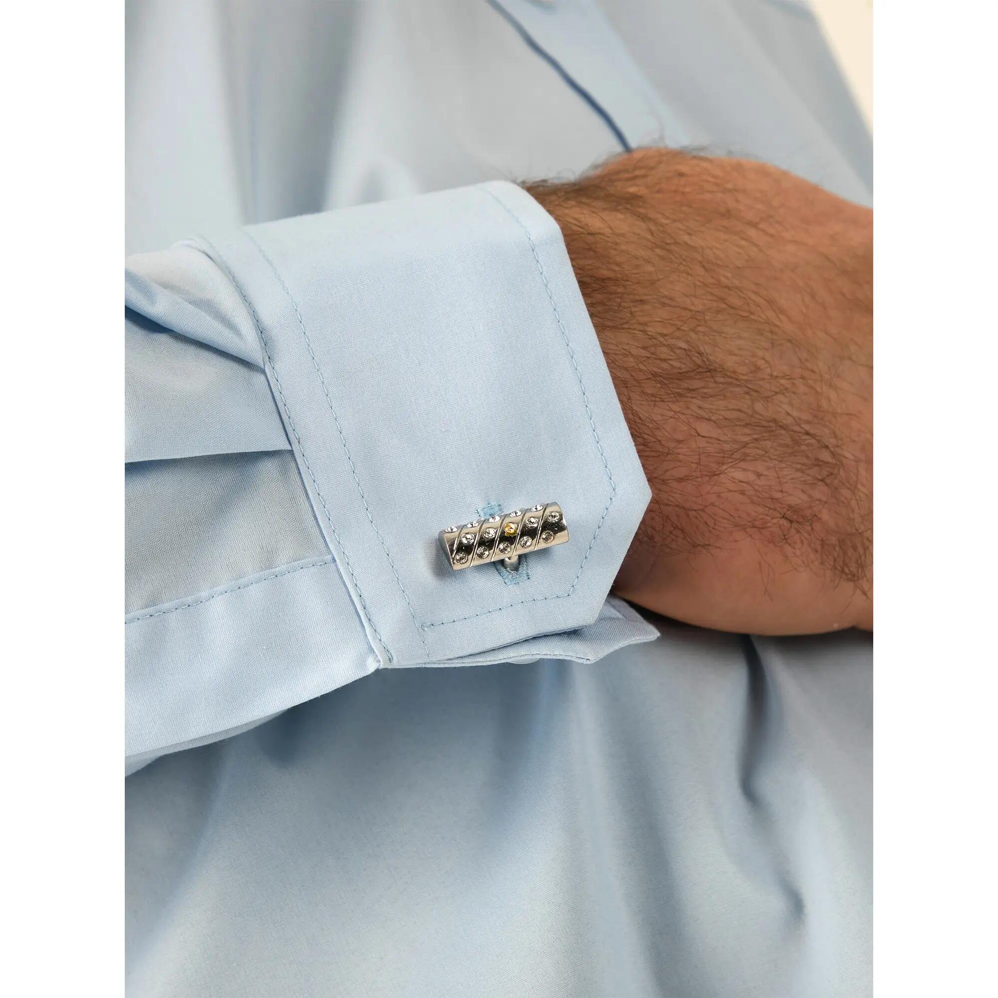 Camicia Elasticizzato Kingsize Uomo Duke Oliver D555 Azzurro 6/6
