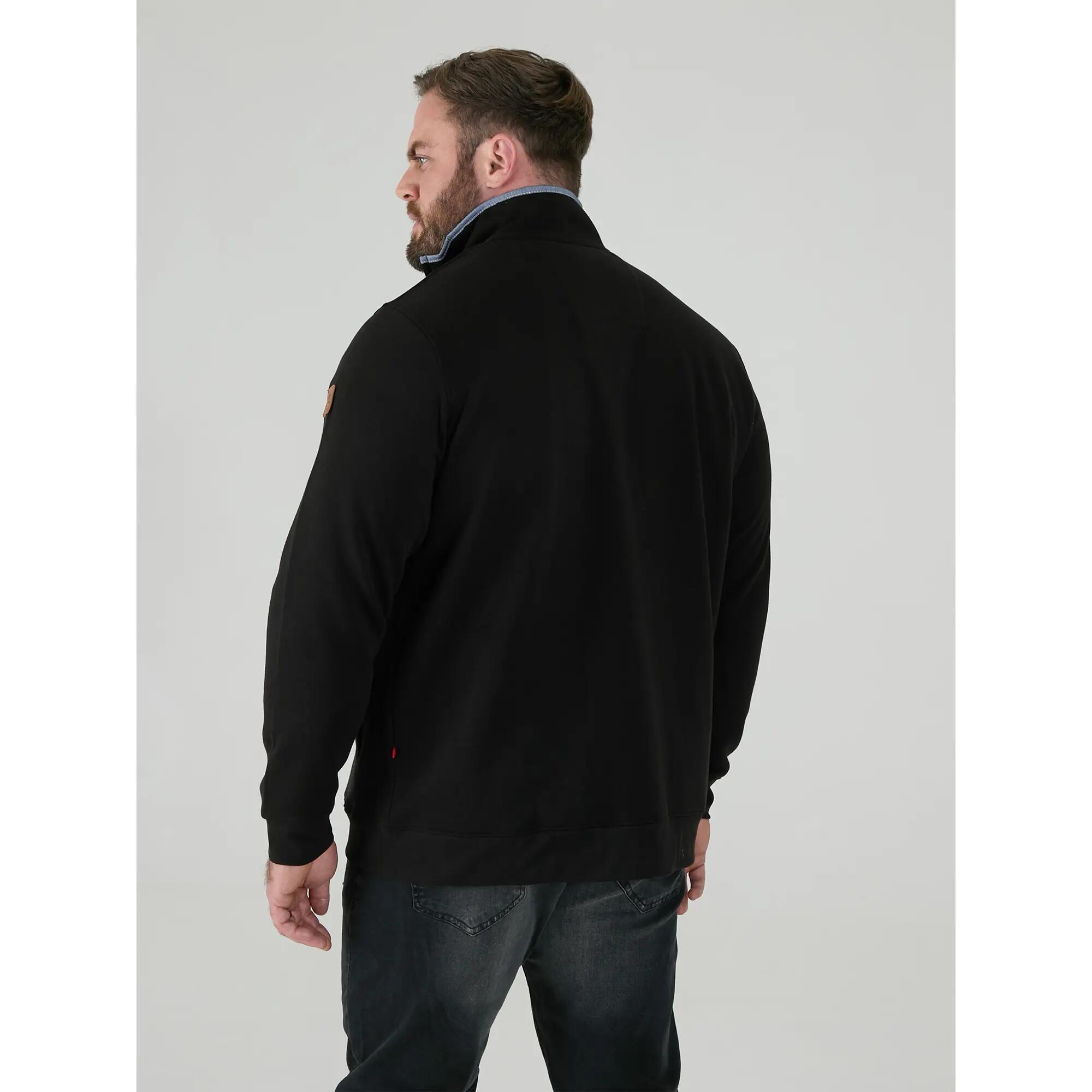 Felpa Kingsize Uomo Duke D555 Johnson Nero 5/6