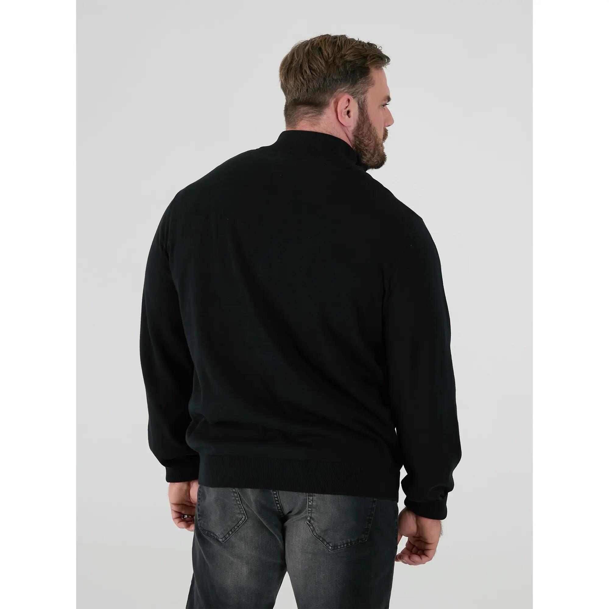 Felpa Kingsize Lavorato A Maglia Cerniera Su Intera Lunghezza Uomo Duke D555 5/6