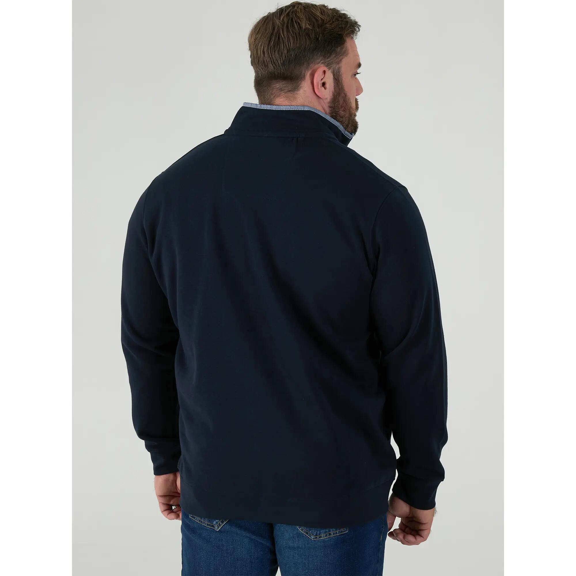 Felpa Kingsize Uomo Duke D555 Johnson Blu Navy 5/6