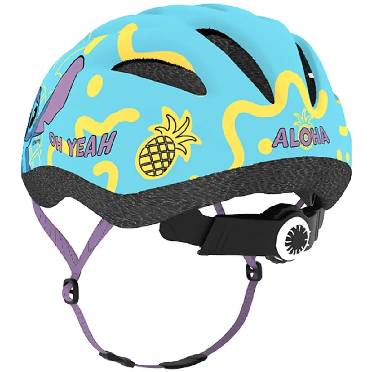 Mädchen-Fahrradhelm Stitch, blau, Größe S 6/6