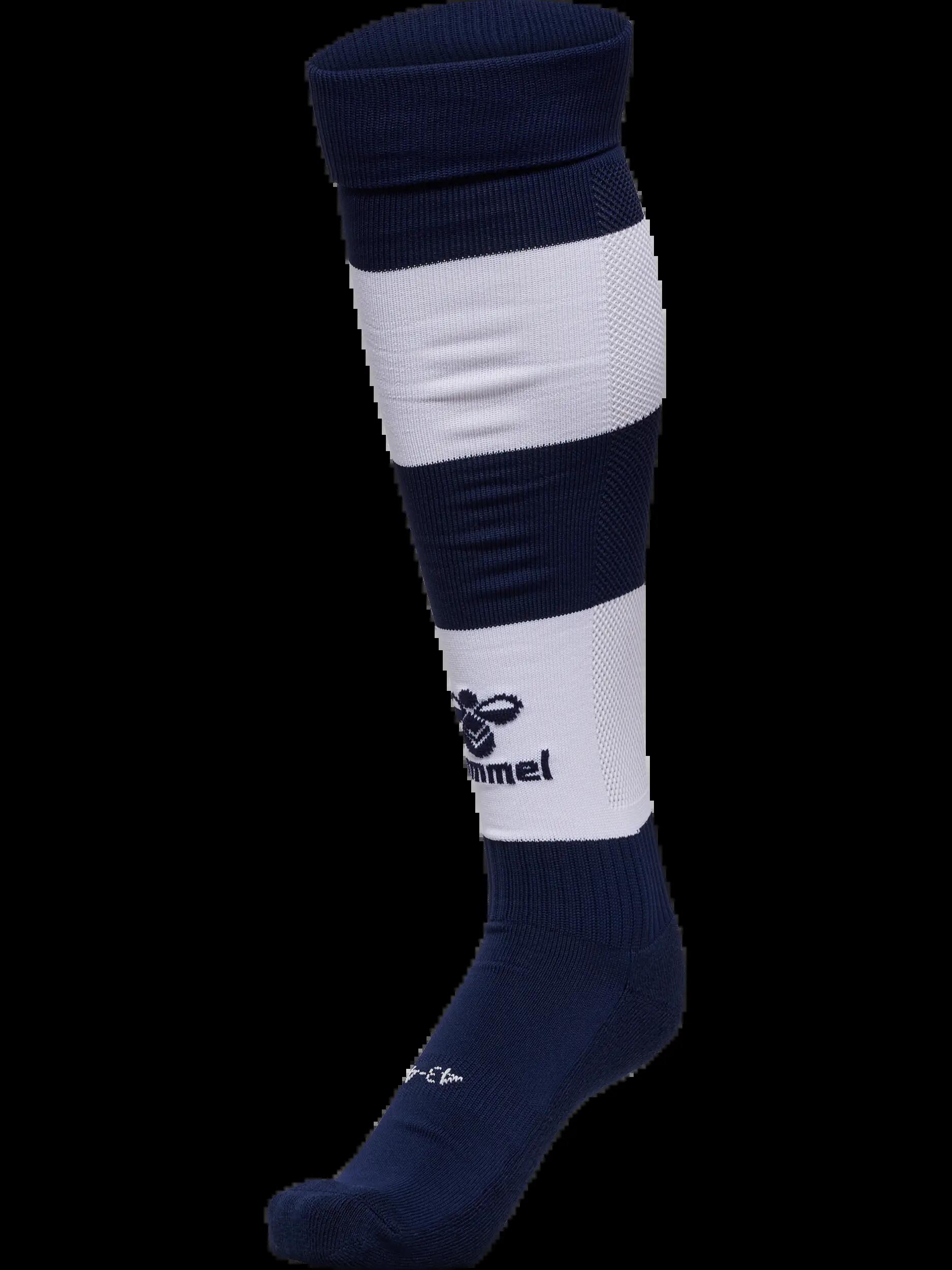 hummel calcetines de fútbol hmlESSENTIAL STRIPE MARINE/WHITE 2/3
