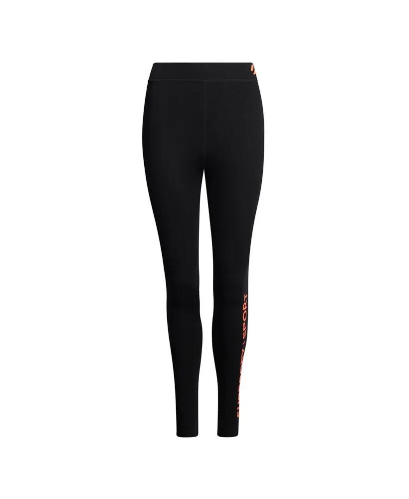 superdry Leggings Core Sports cintura alta — Preto/Coral 4/4