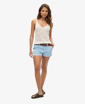 Mini short chino femme Superdry