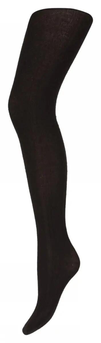 decoy collants doubleface 110 denier en coton et laine – BLACK (1100) 2/5