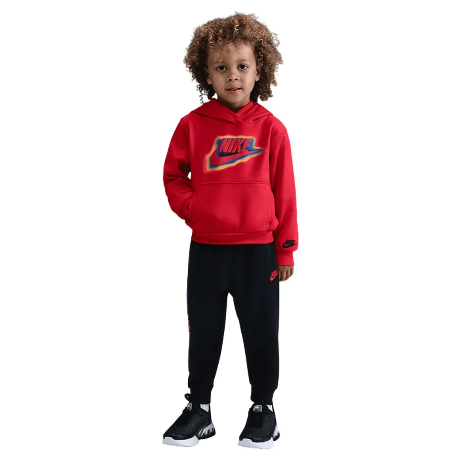 Ensemble Sweat À Capuche Et Bas Enfant (Noir / Rouge) 3/5