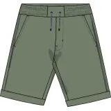 cruz Gilchrest Jr. Shorts en coton 100% – Loden Green (3232) 2/2