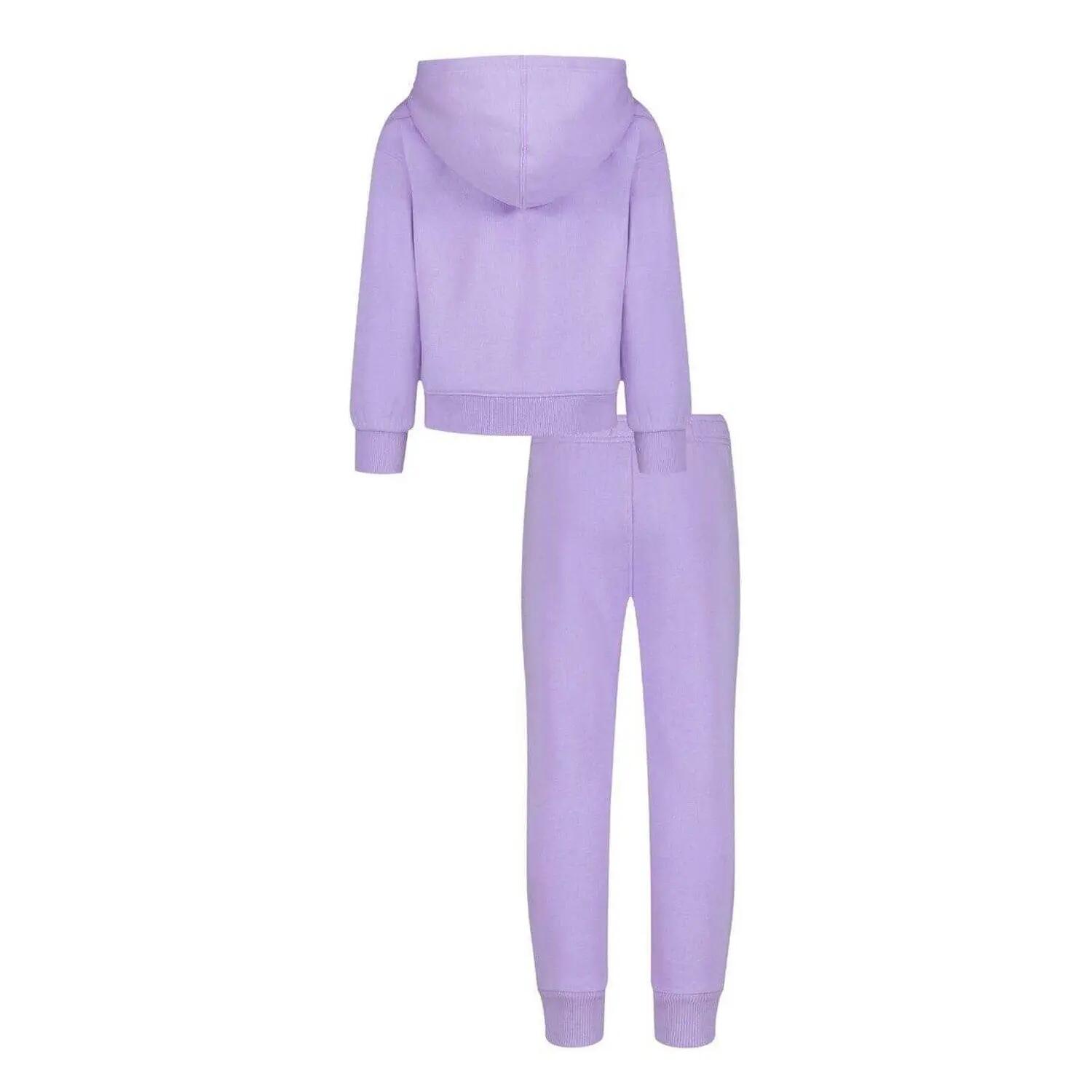 Hoodie und JogginghosenSetSet für Mädchen Kinder Flieder 2/2