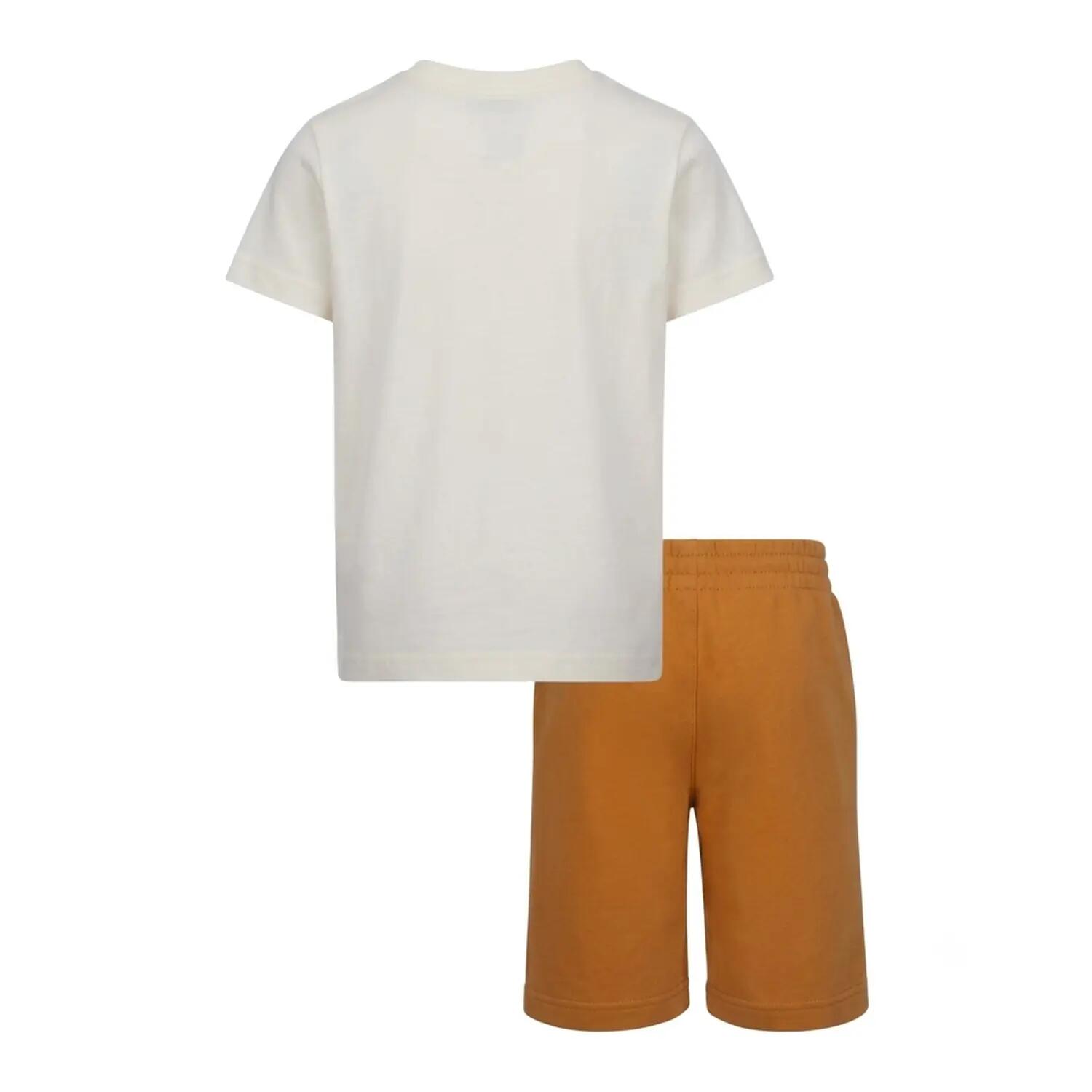 TShirt und Shorts für Kinder Monarchin/Orange 2/3