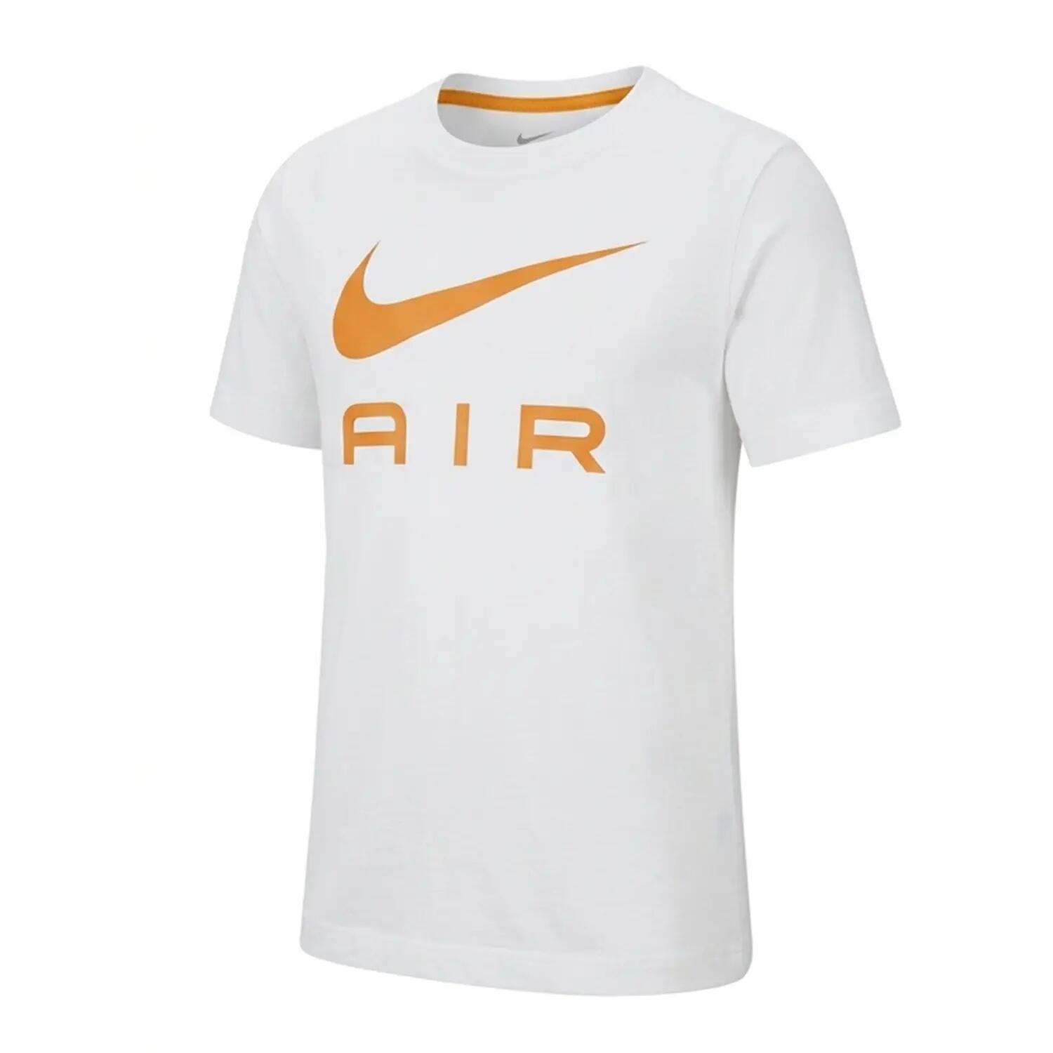 "Air" TShirt und Shorts für Kinder Weiß/Orange 2/3