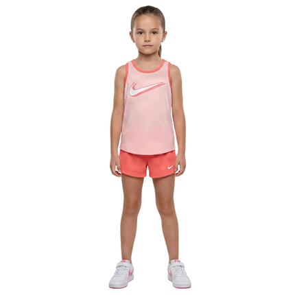 Ensemble Haut Et Short Sans Manches Fille (Corail)