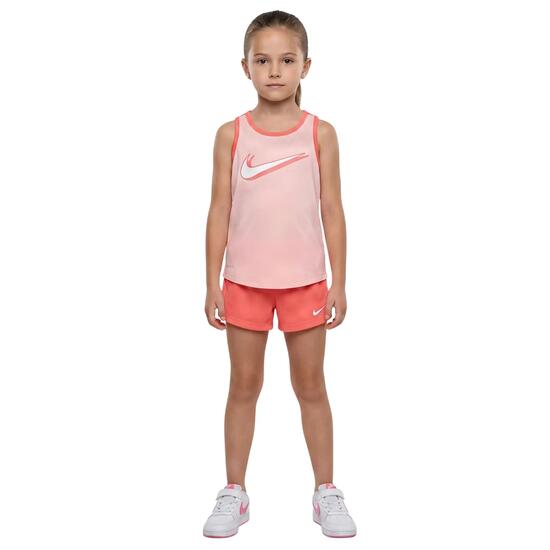 Ensemble Haut Et Short Sans Manches Fille (Corail)