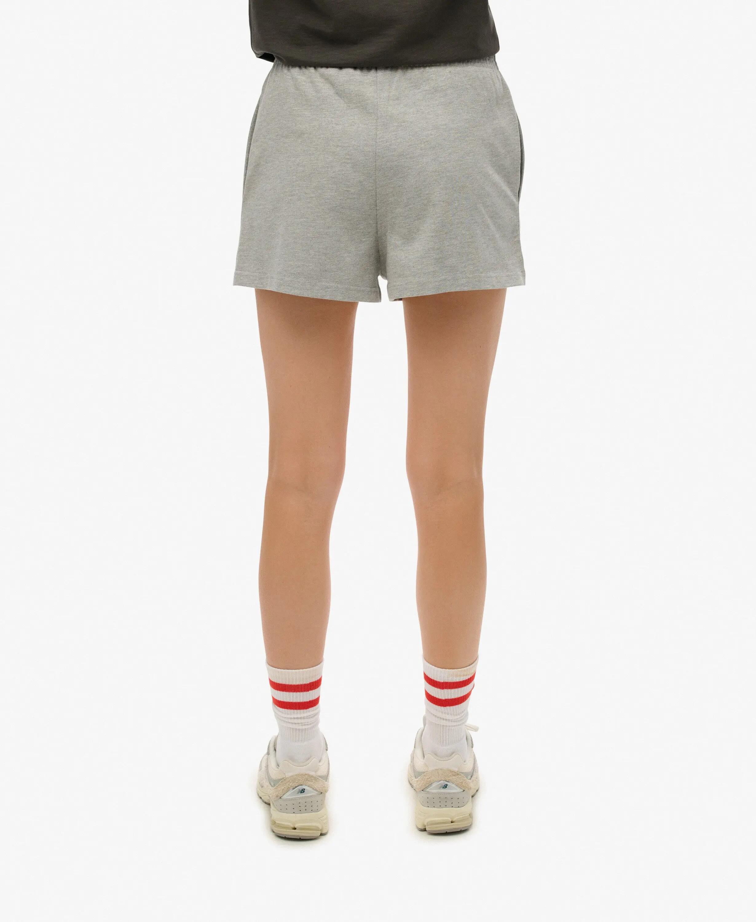 superdry Shorts Athletic Essentials Graphic en jersey recyclé gris – GREY MARL 4/7