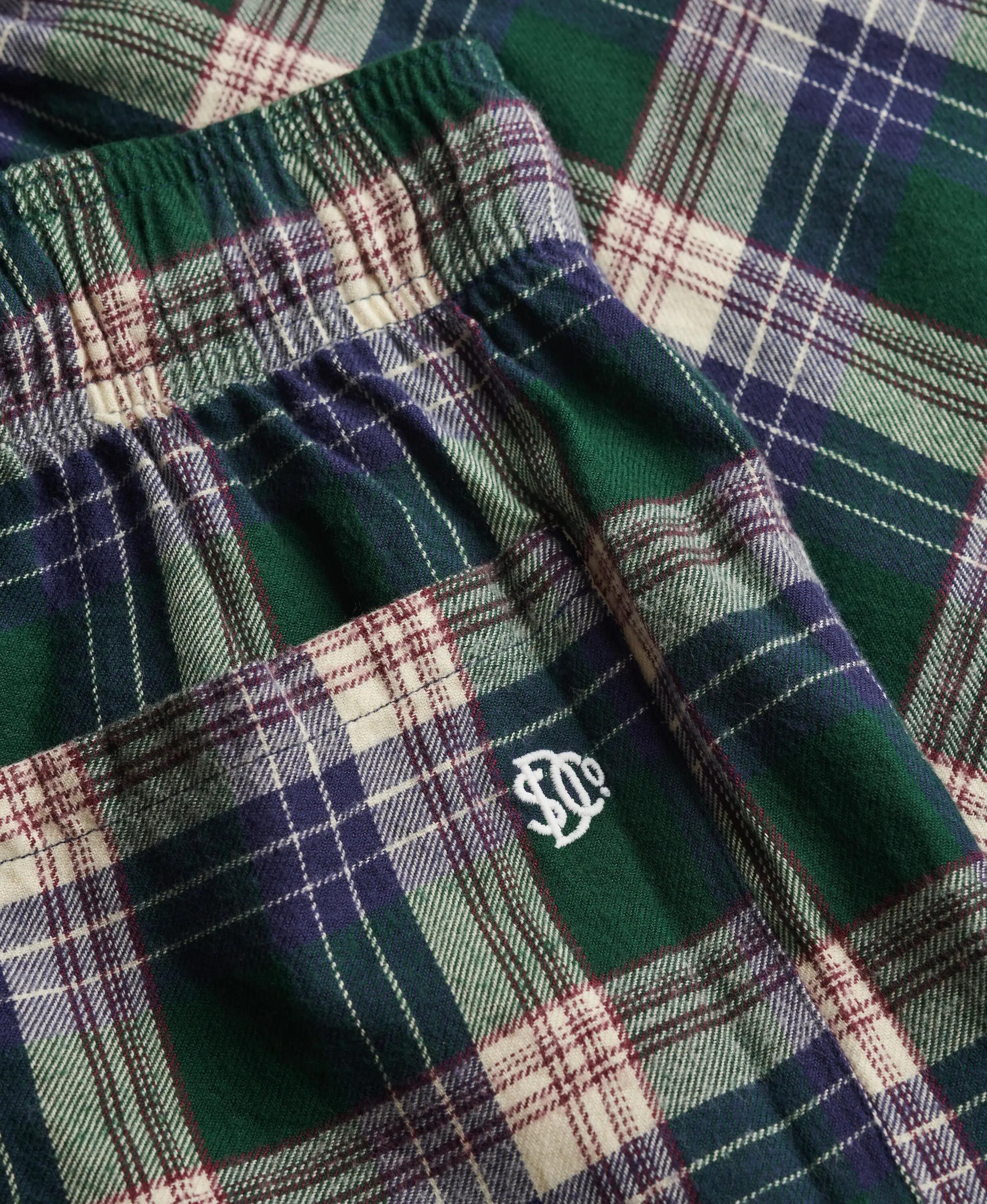 superdry Calções xadrez em algodão orgânico corte largo 7/7