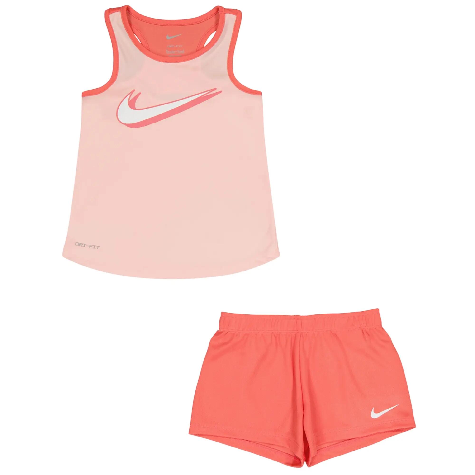 Ensemble Haut Et Short Sans Manches Fille (Corail) 2/5