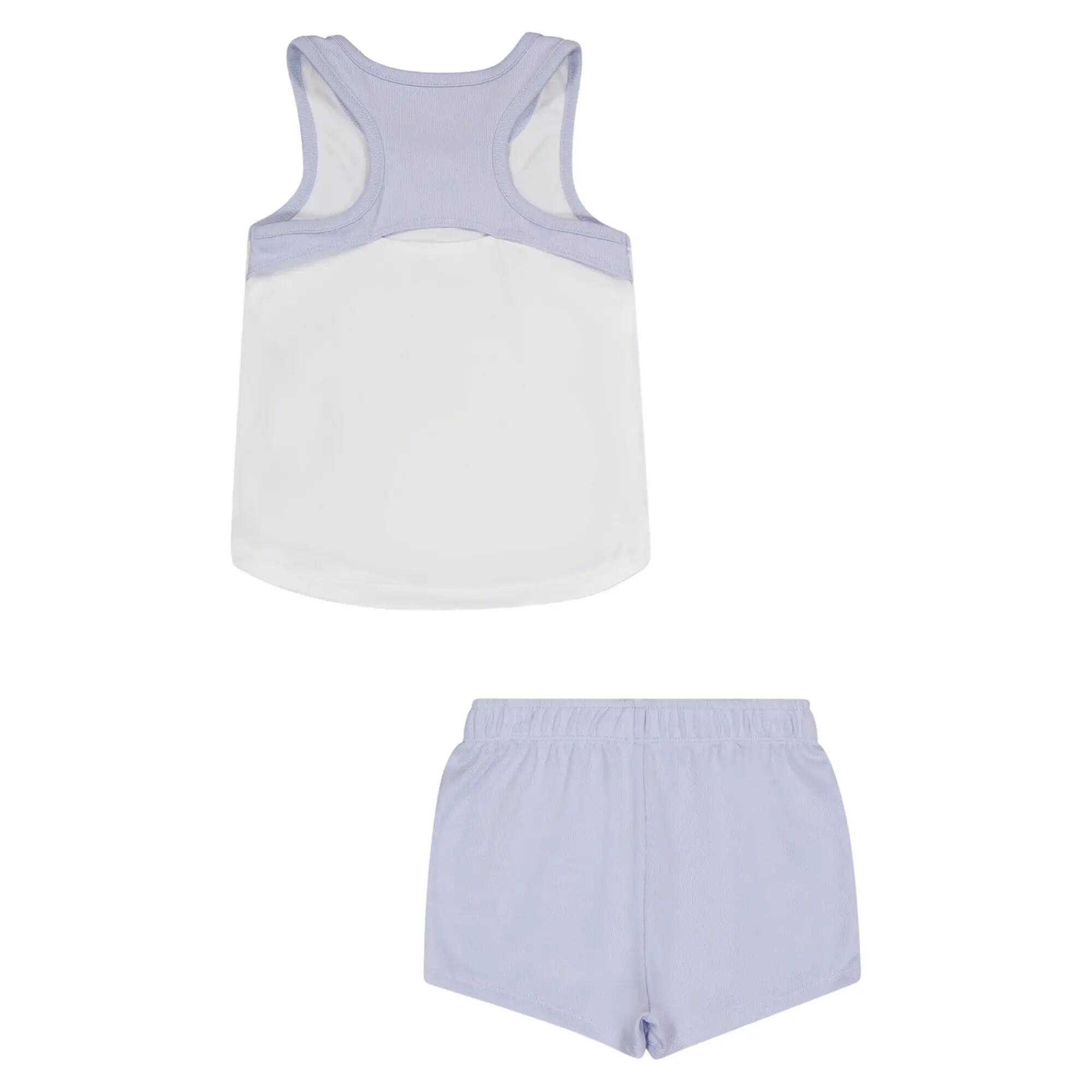 Ensemble Haut Et Short Sans Manches Fille (Violet) 3/5