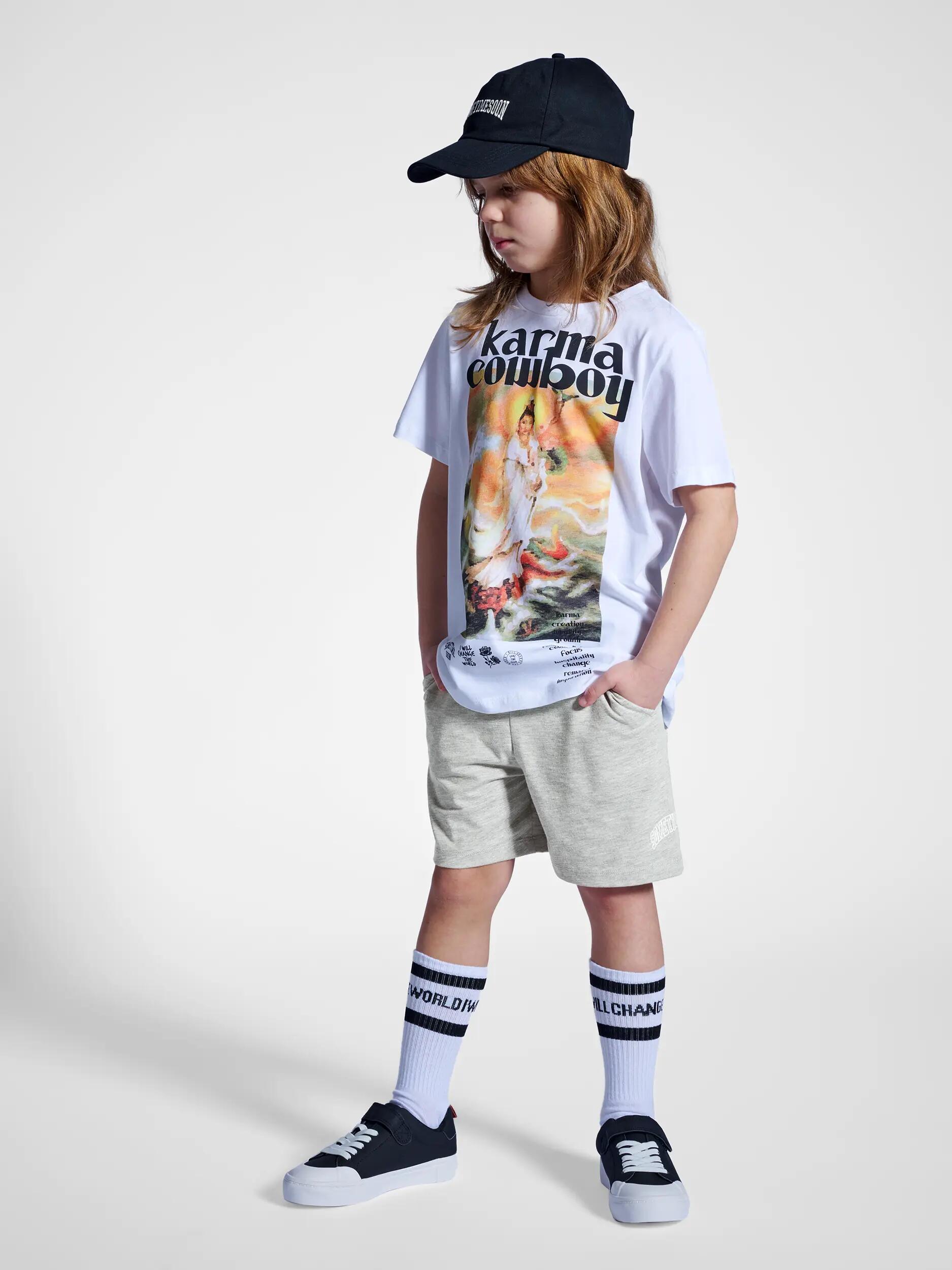 hummel stmOCEAN SHORTS in jersey morbido — Vita regolabile con coulisse 3/5