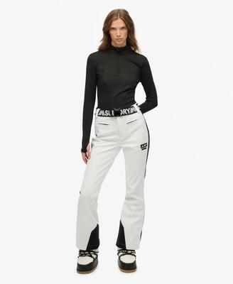 Superdry luxe ski pants – ademend en waterafstotend skibroek – black