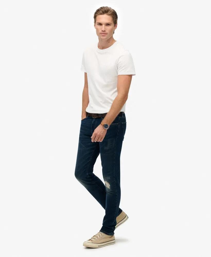 superdry Jeansy Vintage Slim z Bawełny Organicznej 3/6
