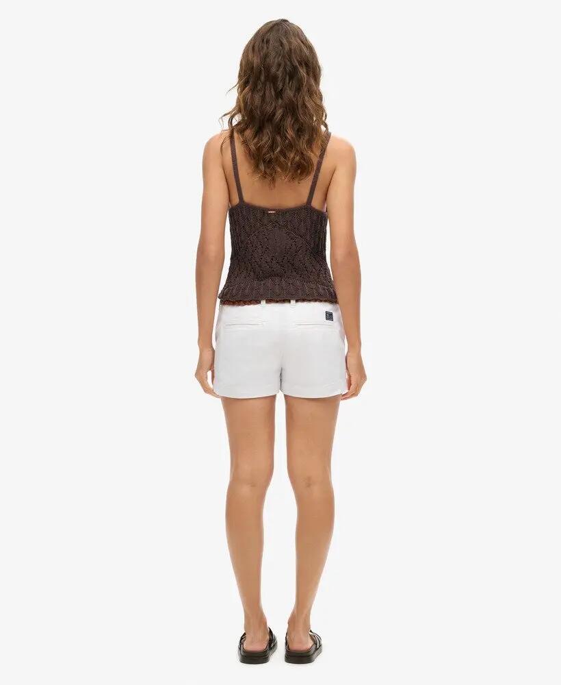 superdry Chino Hot Shorts slim en coton extensible 3/3