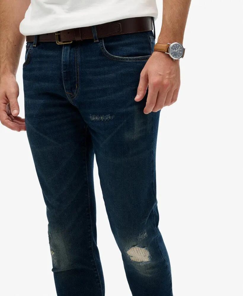 superdry Jeansy Vintage Slim z Bawełny Organicznej 2/6