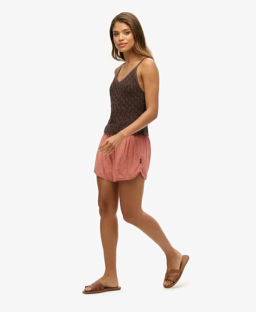 superdry Beach Shorts aus Viskose mit SpitzenDetails 5/7