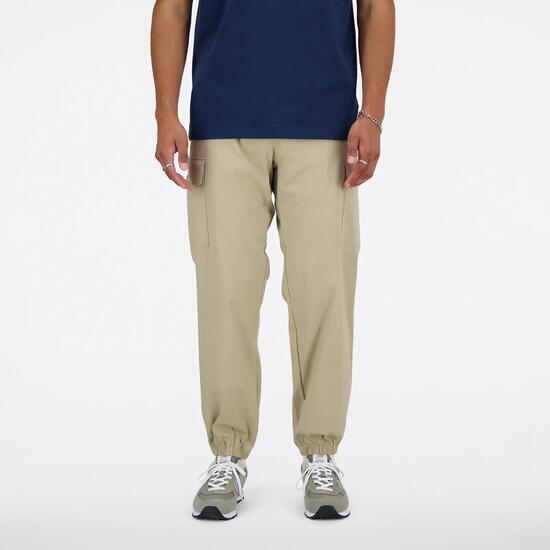 New Balance Twill Cargo Jogger Herren Unisex beige ocra