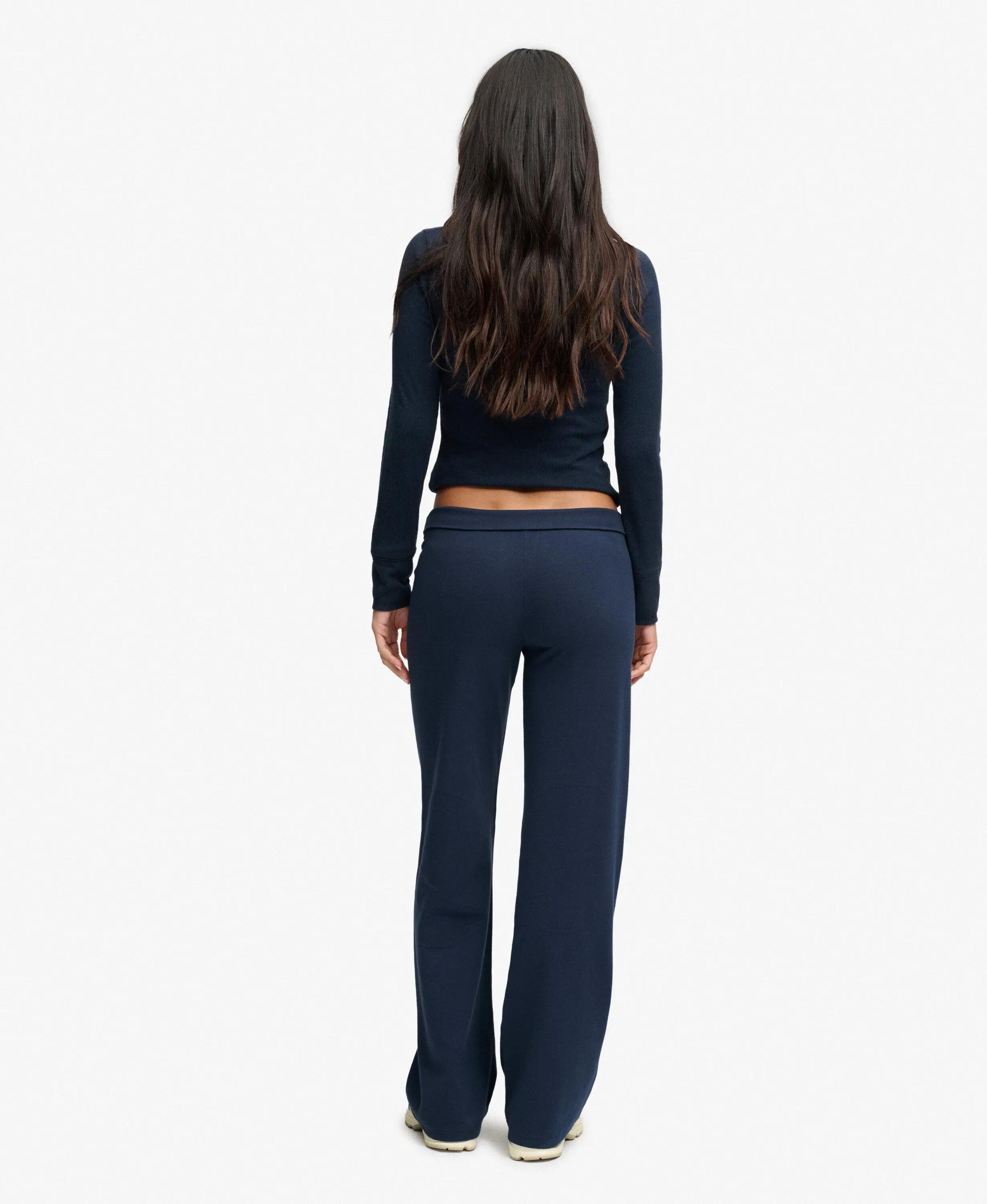 superdry Calças Jogger Mulher Fold Over Slim Fit 4/6